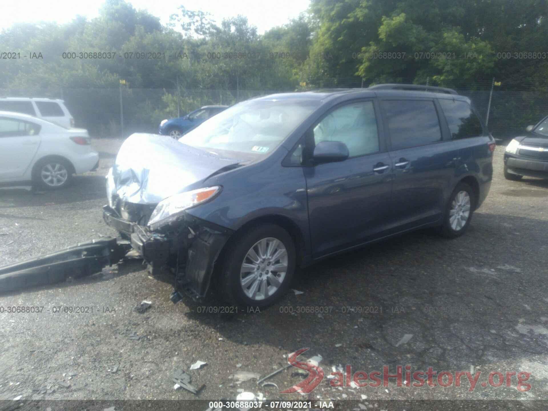 5TDDK3DC0GS135567 2016 TOYOTA SIENNA