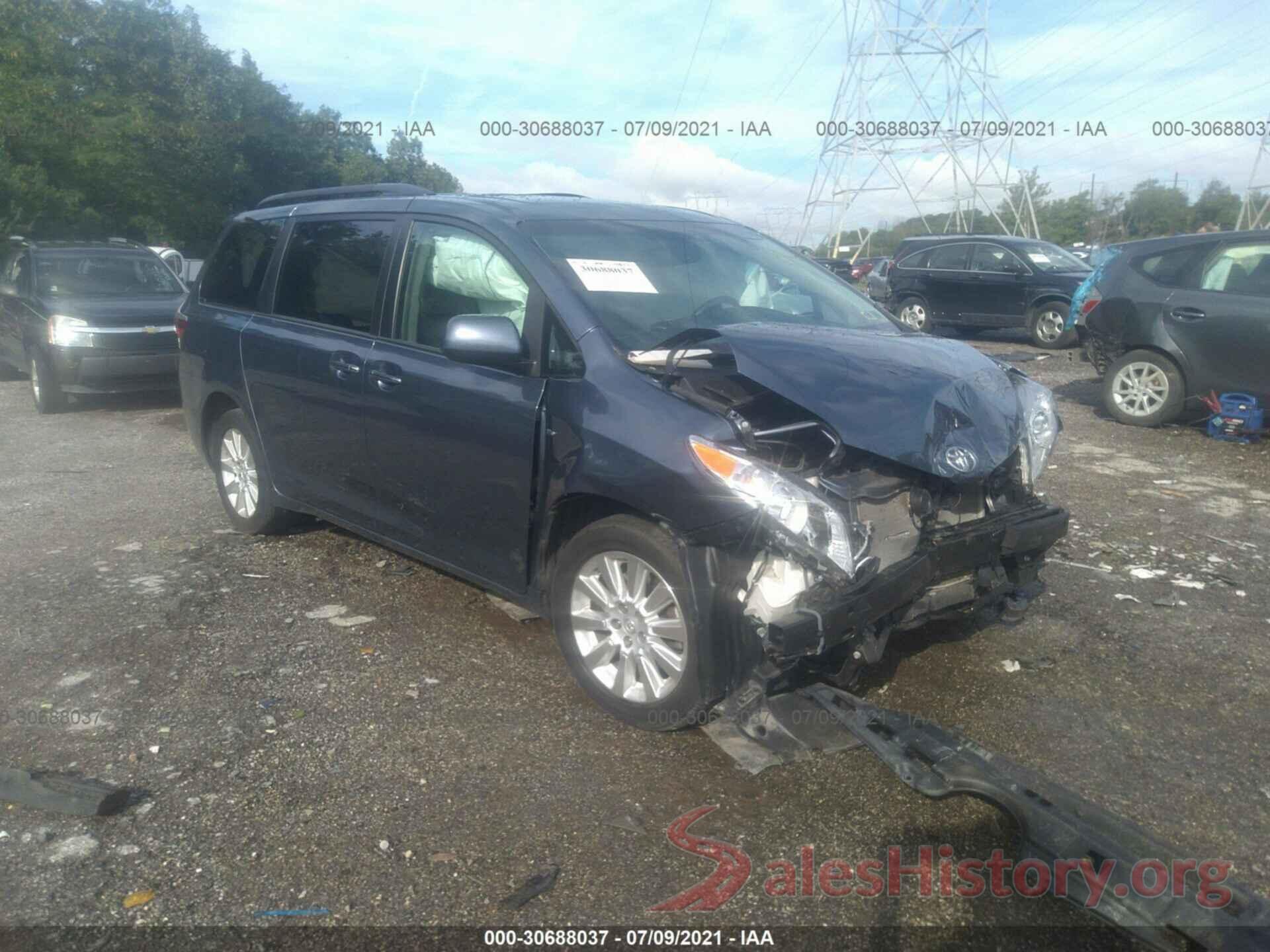 5TDDK3DC0GS135567 2016 TOYOTA SIENNA