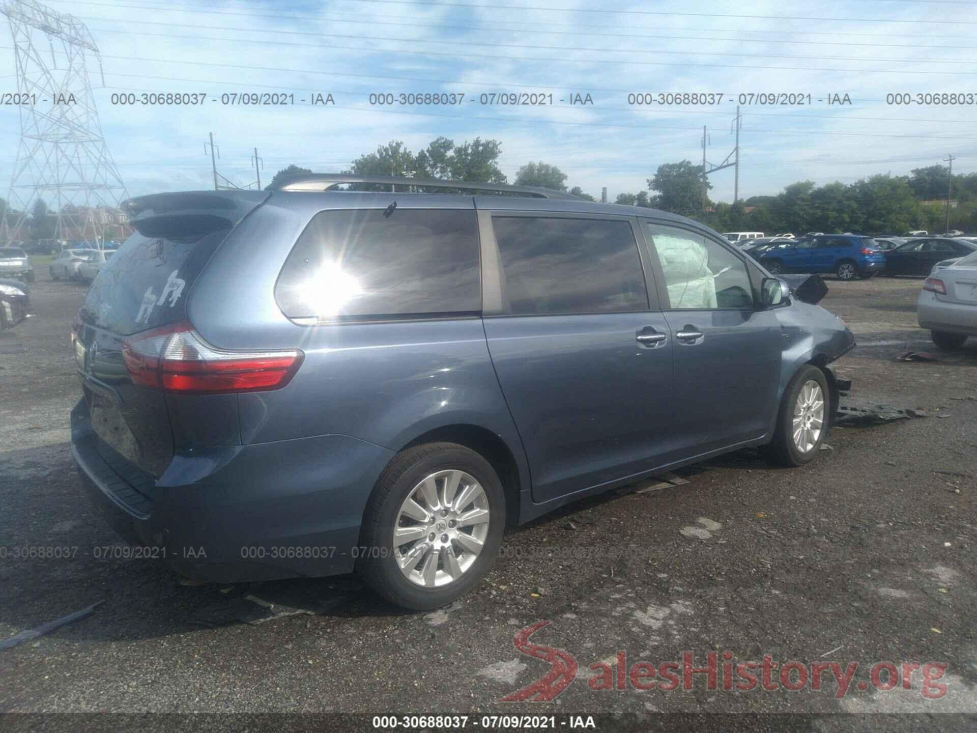 5TDDK3DC0GS135567 2016 TOYOTA SIENNA