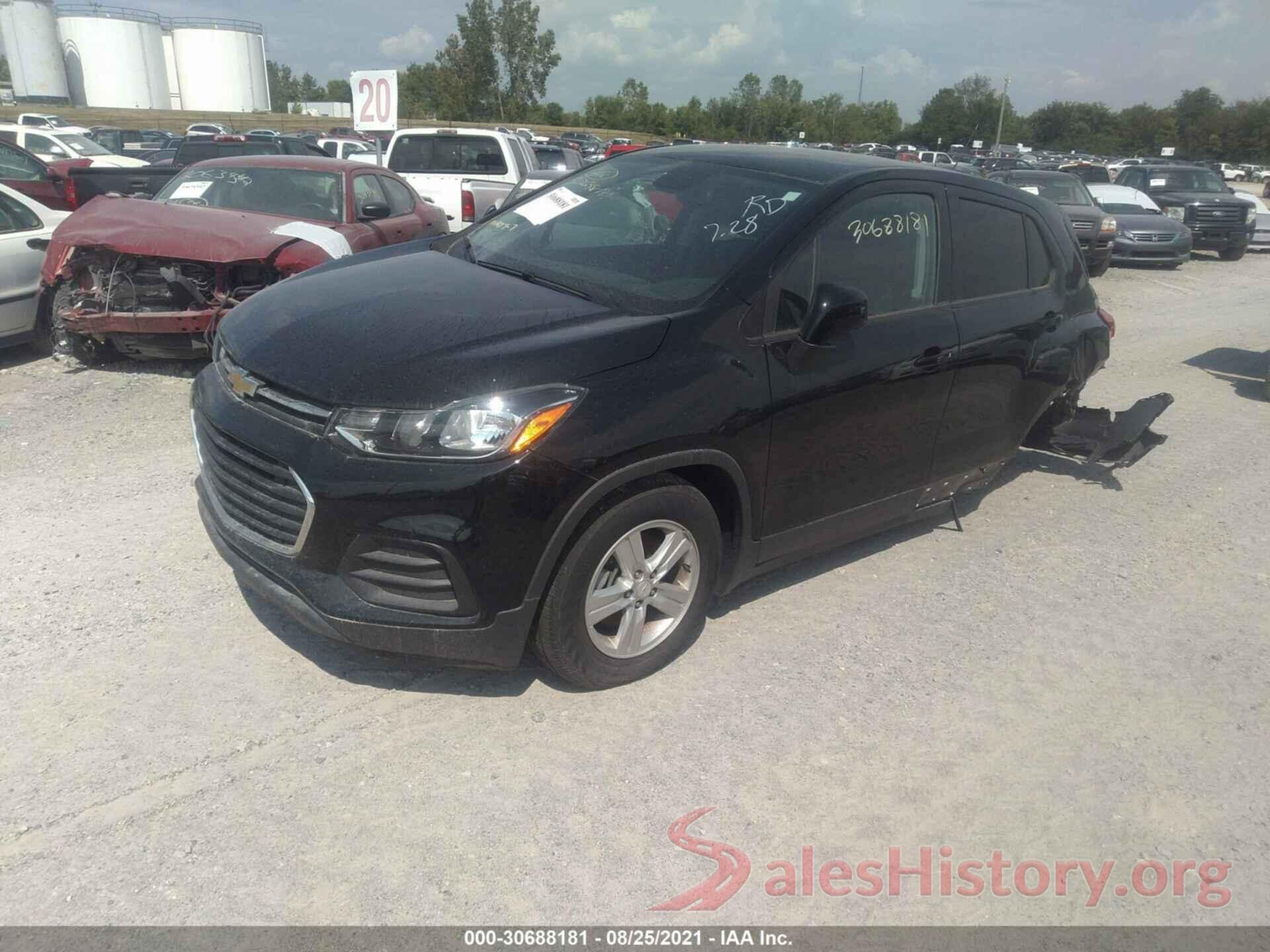 3GNCJKSB8KL337453 2019 CHEVROLET TRAX