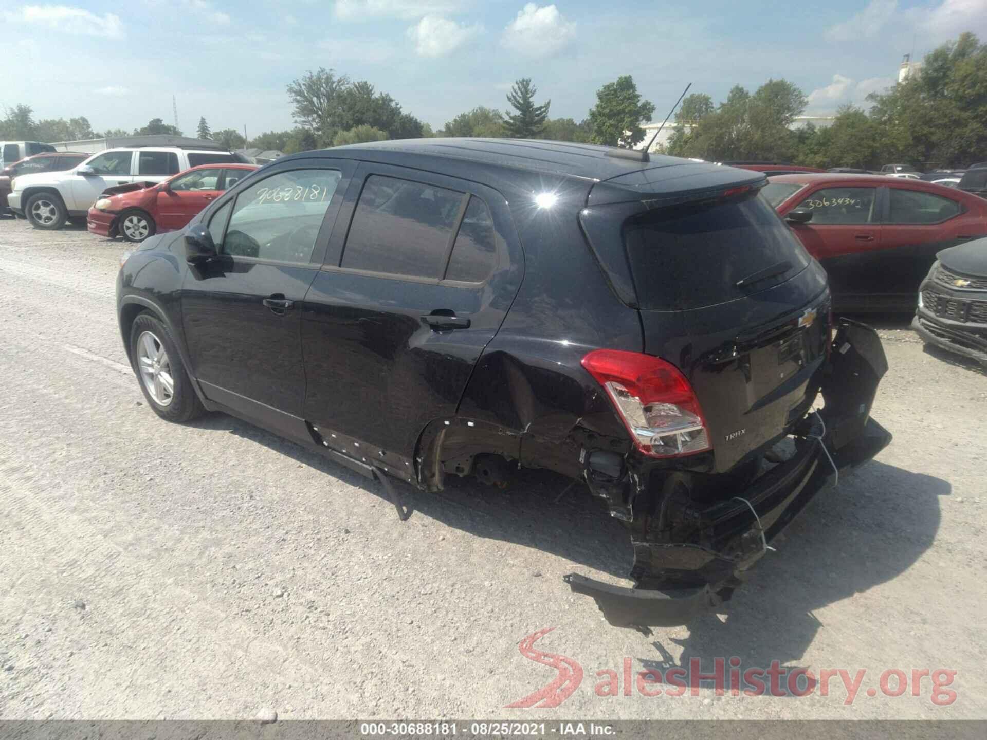 3GNCJKSB8KL337453 2019 CHEVROLET TRAX