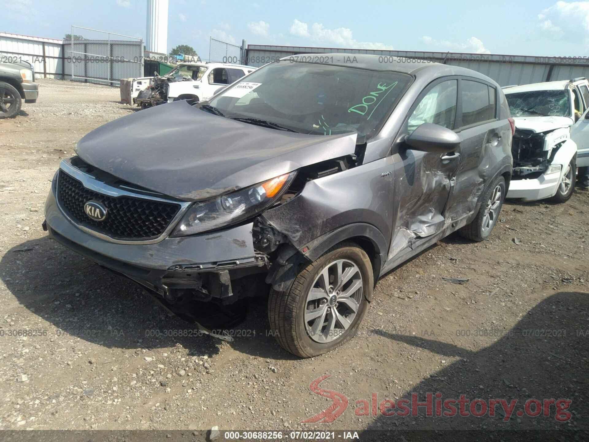 KNDPBCAC9G7867806 2016 KIA SPORTAGE