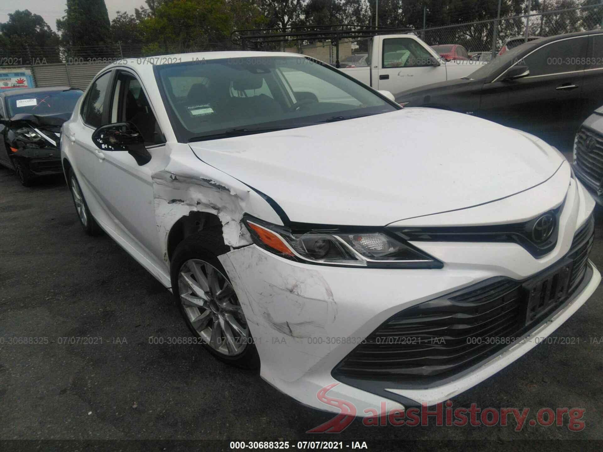 4T1B11HK0KU728412 2019 TOYOTA CAMRY