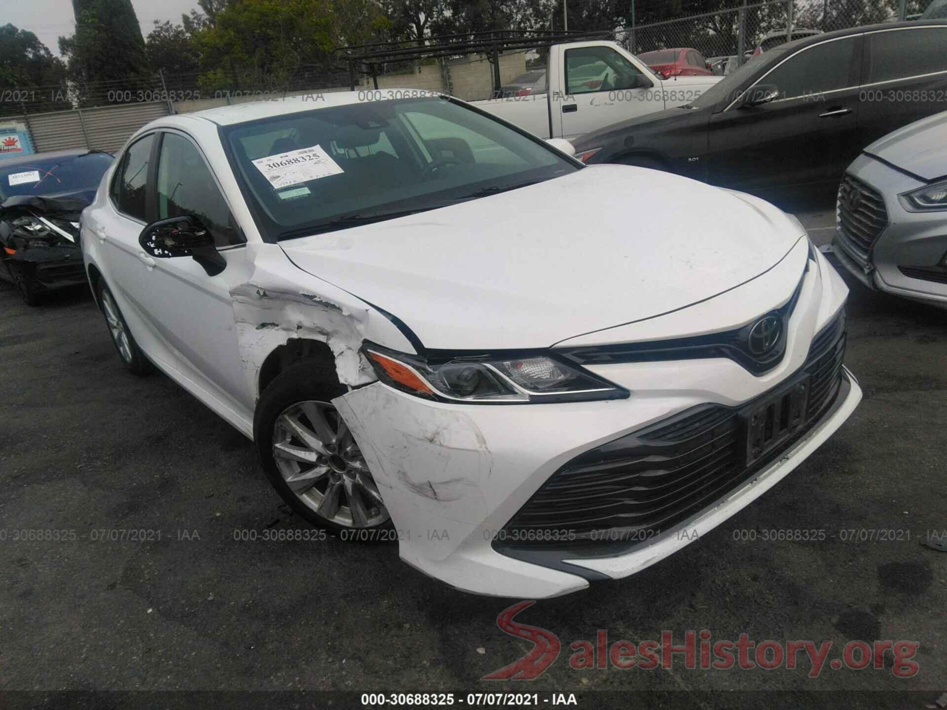 4T1B11HK0KU728412 2019 TOYOTA CAMRY