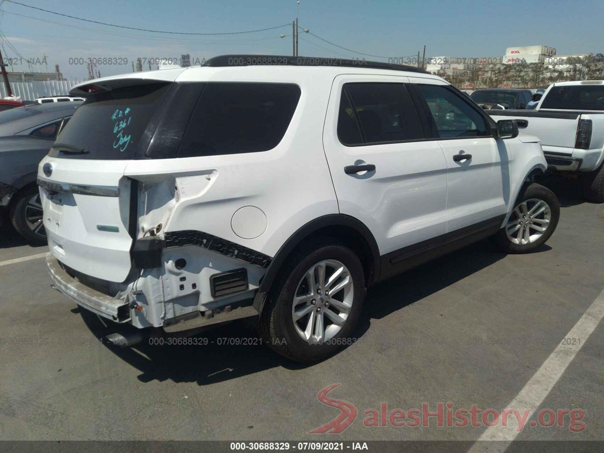 1FM5K7BH9HGD24896 2017 FORD EXPLORER