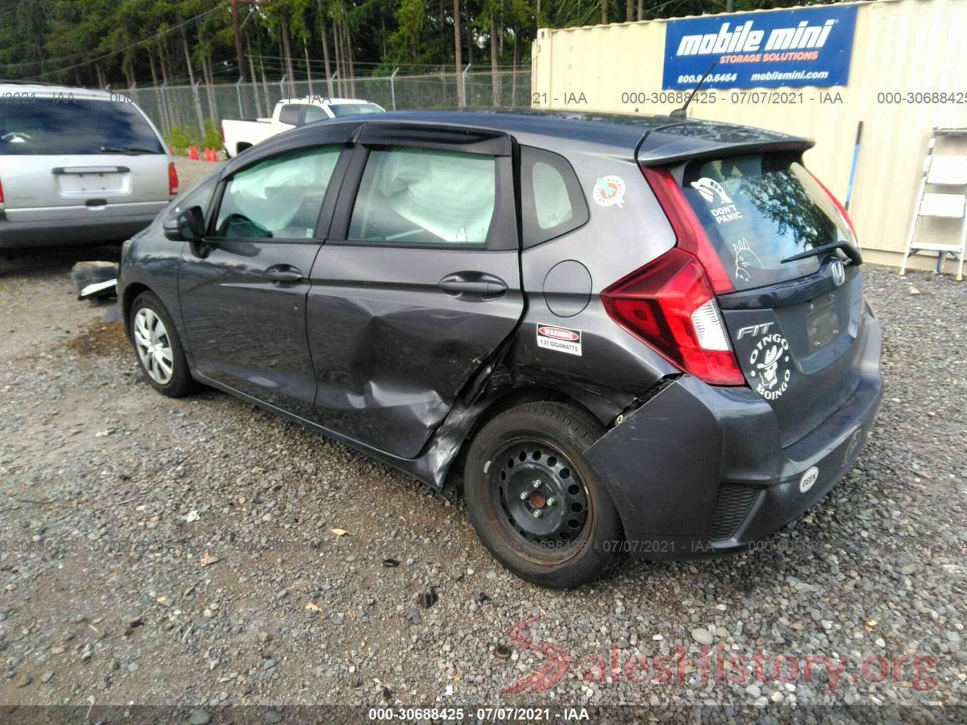 3HGGK5G55HM701392 2017 HONDA FIT