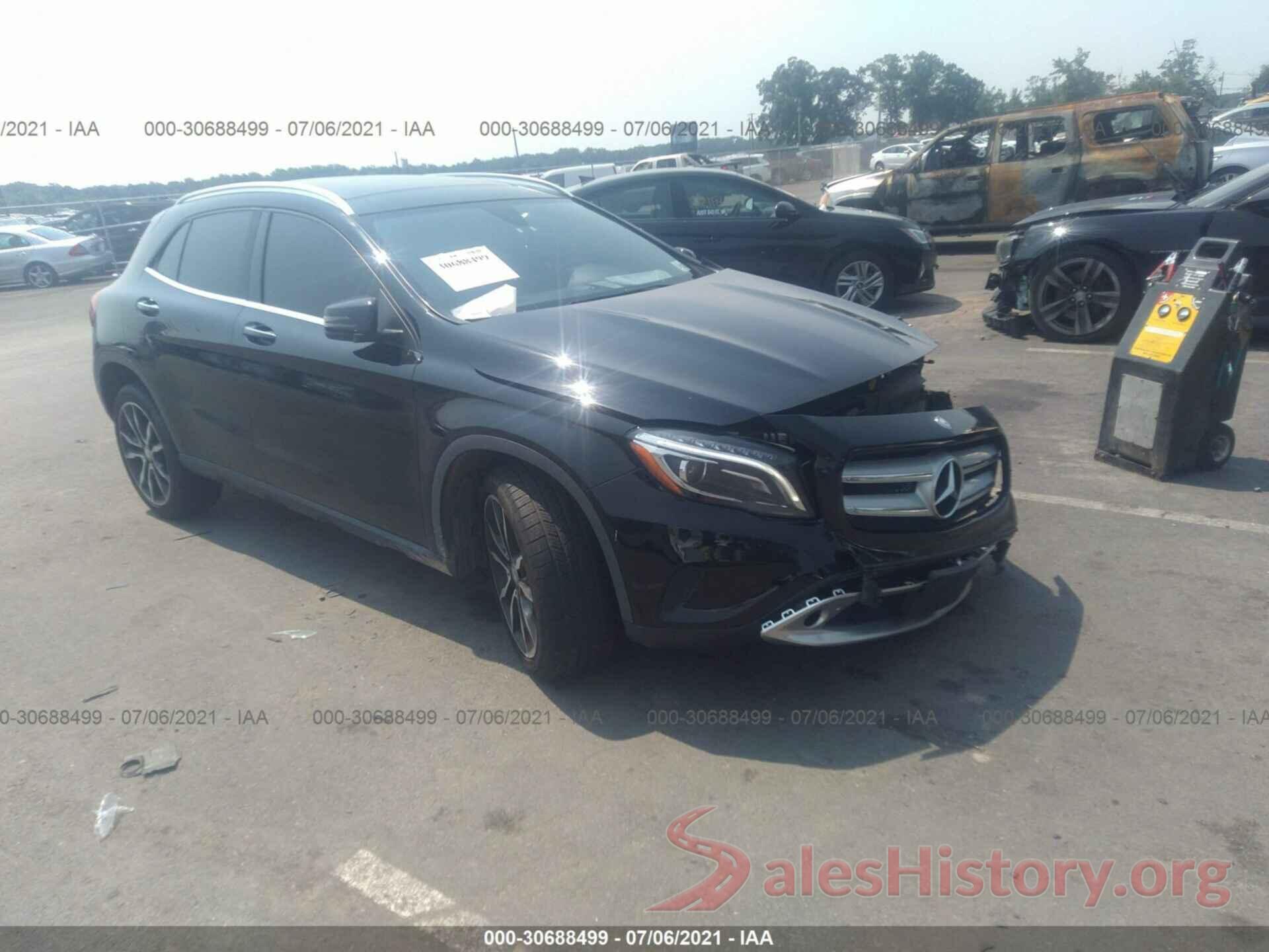 WDCTG4GBXHJ343146 2017 MERCEDES-BENZ GLA