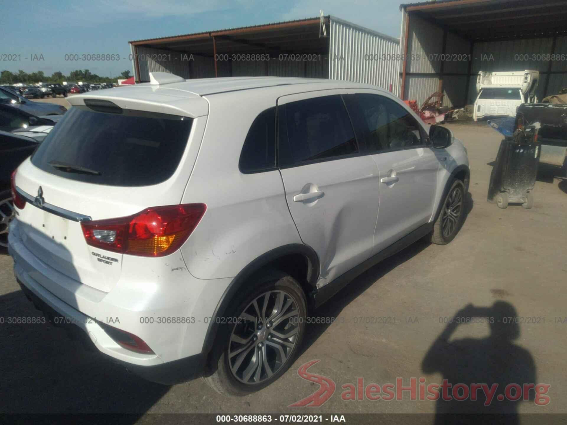 JA4AP3AU0JZ003734 2018 MITSUBISHI OUTLANDER SPORT