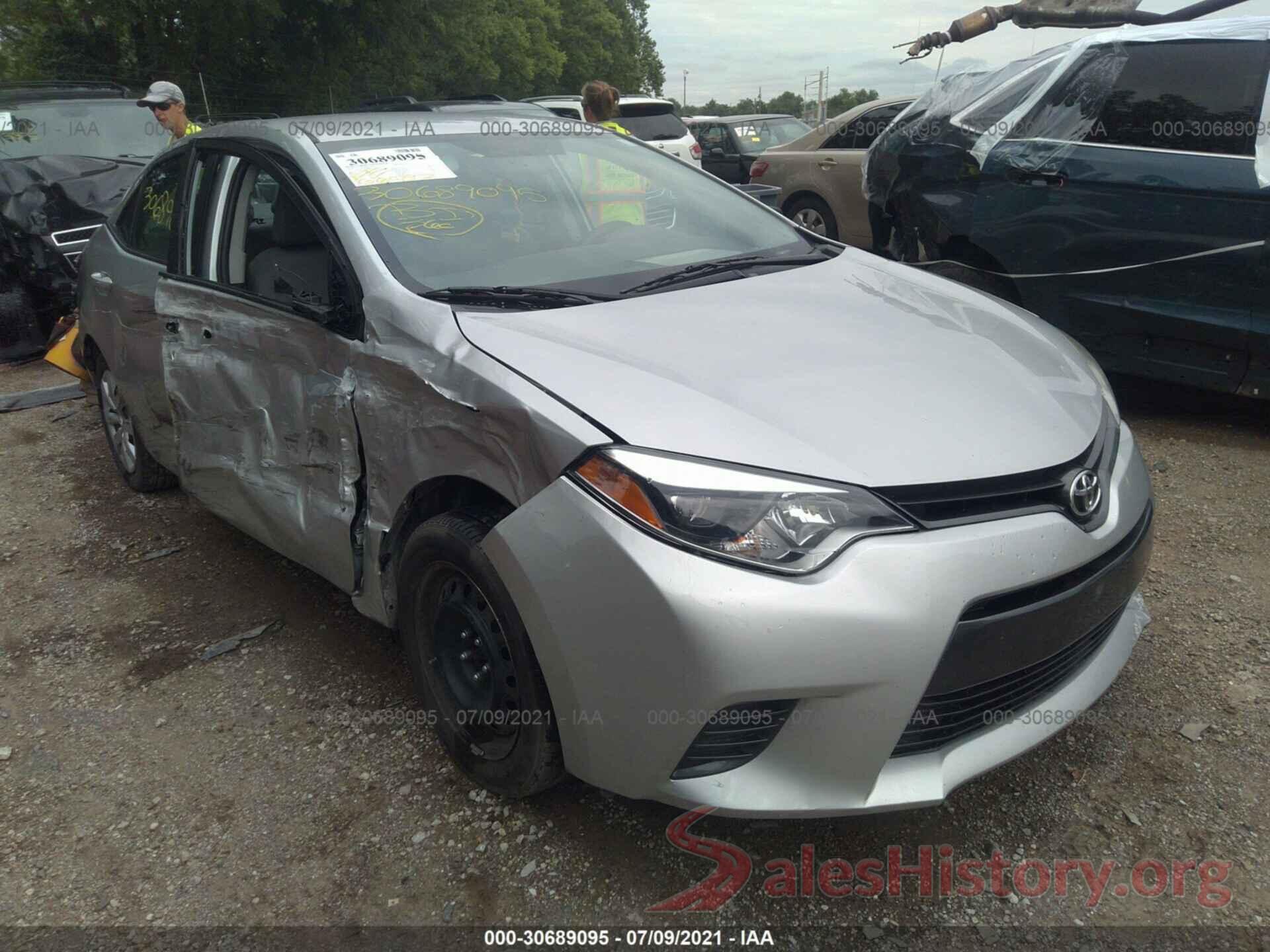 5YFBURHEXGP446593 2016 TOYOTA COROLLA