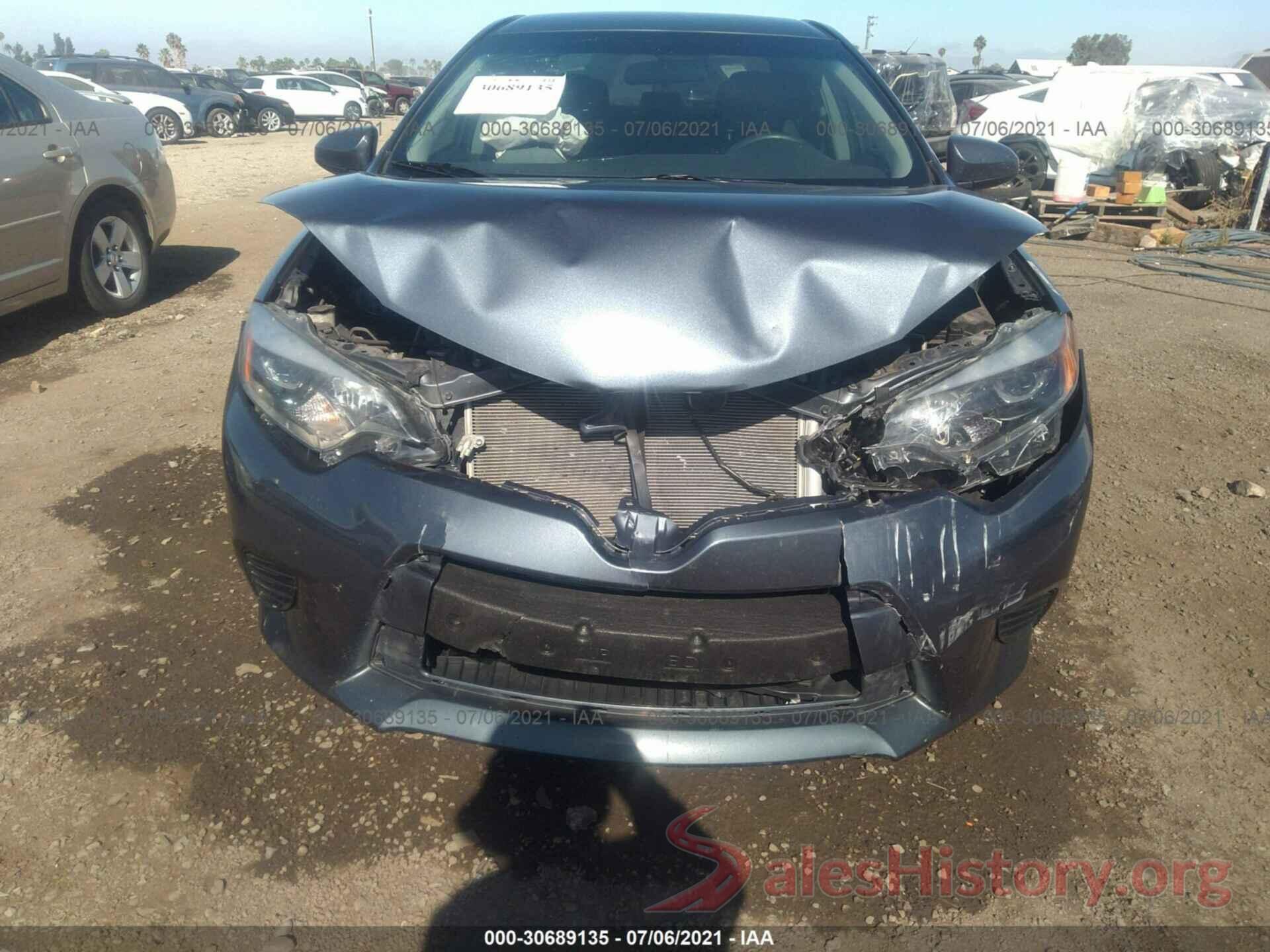 2T1BURHEXGC683469 2016 TOYOTA COROLLA