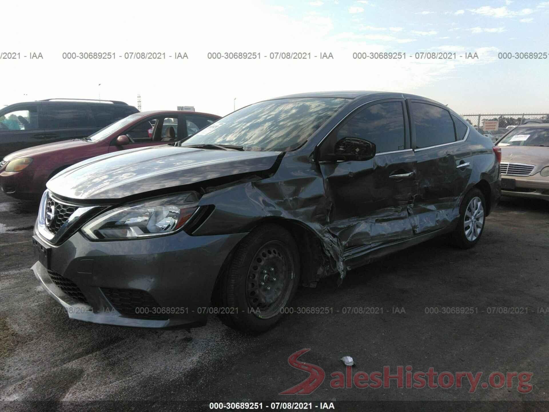 3N1AB7APXHL675293 2017 NISSAN SENTRA