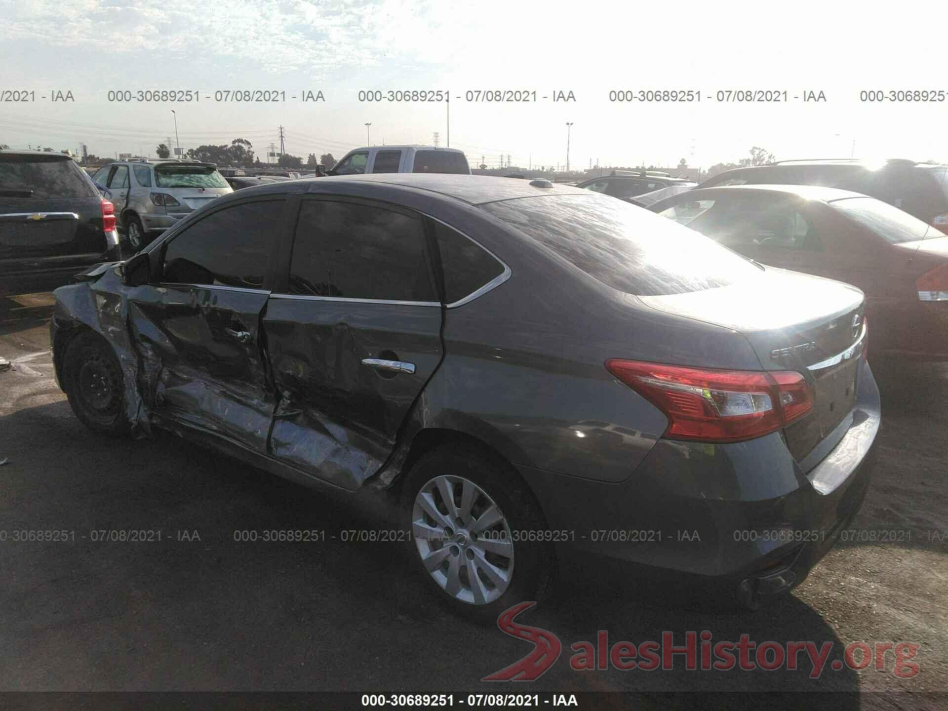 3N1AB7APXHL675293 2017 NISSAN SENTRA