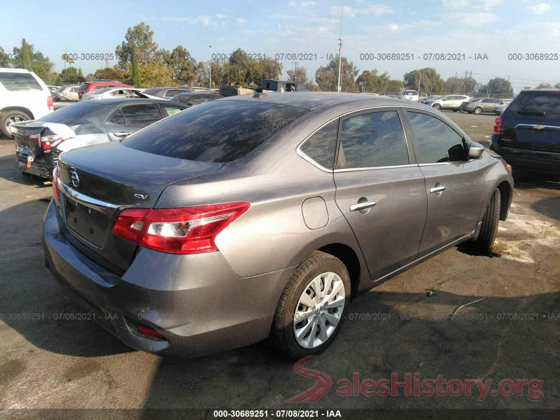 3N1AB7APXHL675293 2017 NISSAN SENTRA