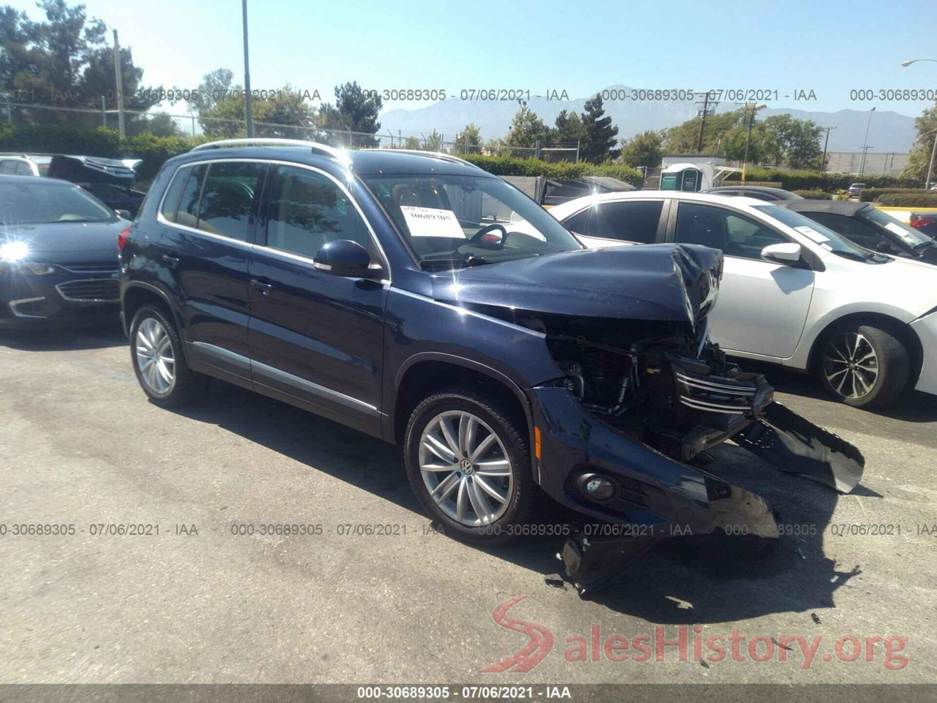 WVGAV7AX3GW541136 2016 VOLKSWAGEN TIGUAN