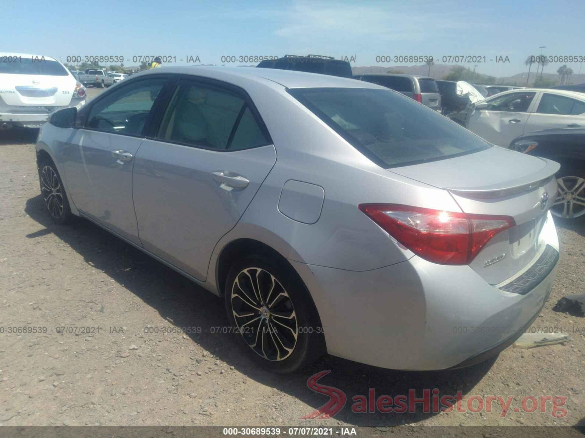 2T1BURHE2GC628305 2016 TOYOTA COROLLA