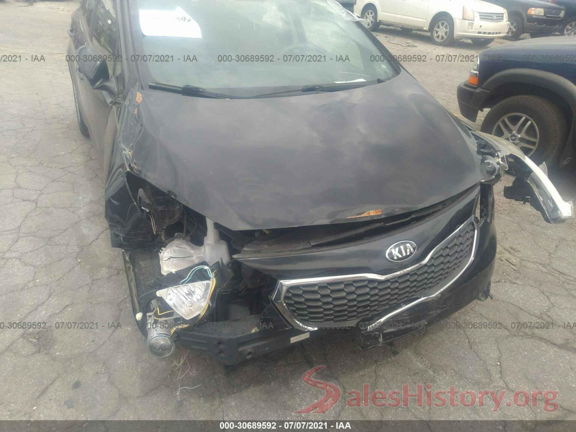 KNAFX4A65G5549235 2016 KIA FORTE