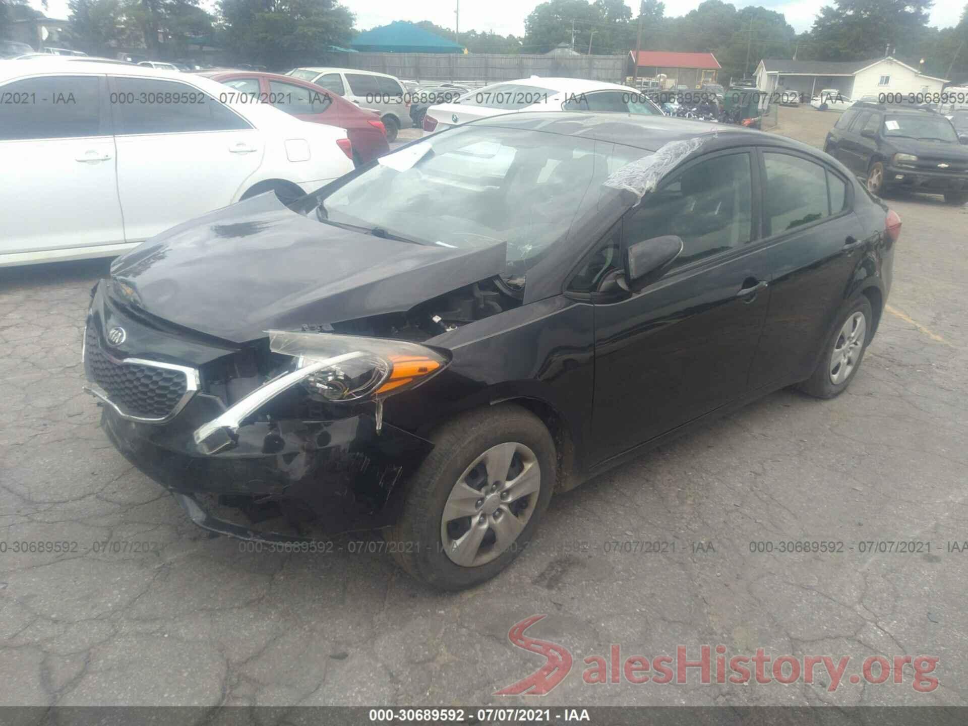 KNAFX4A65G5549235 2016 KIA FORTE