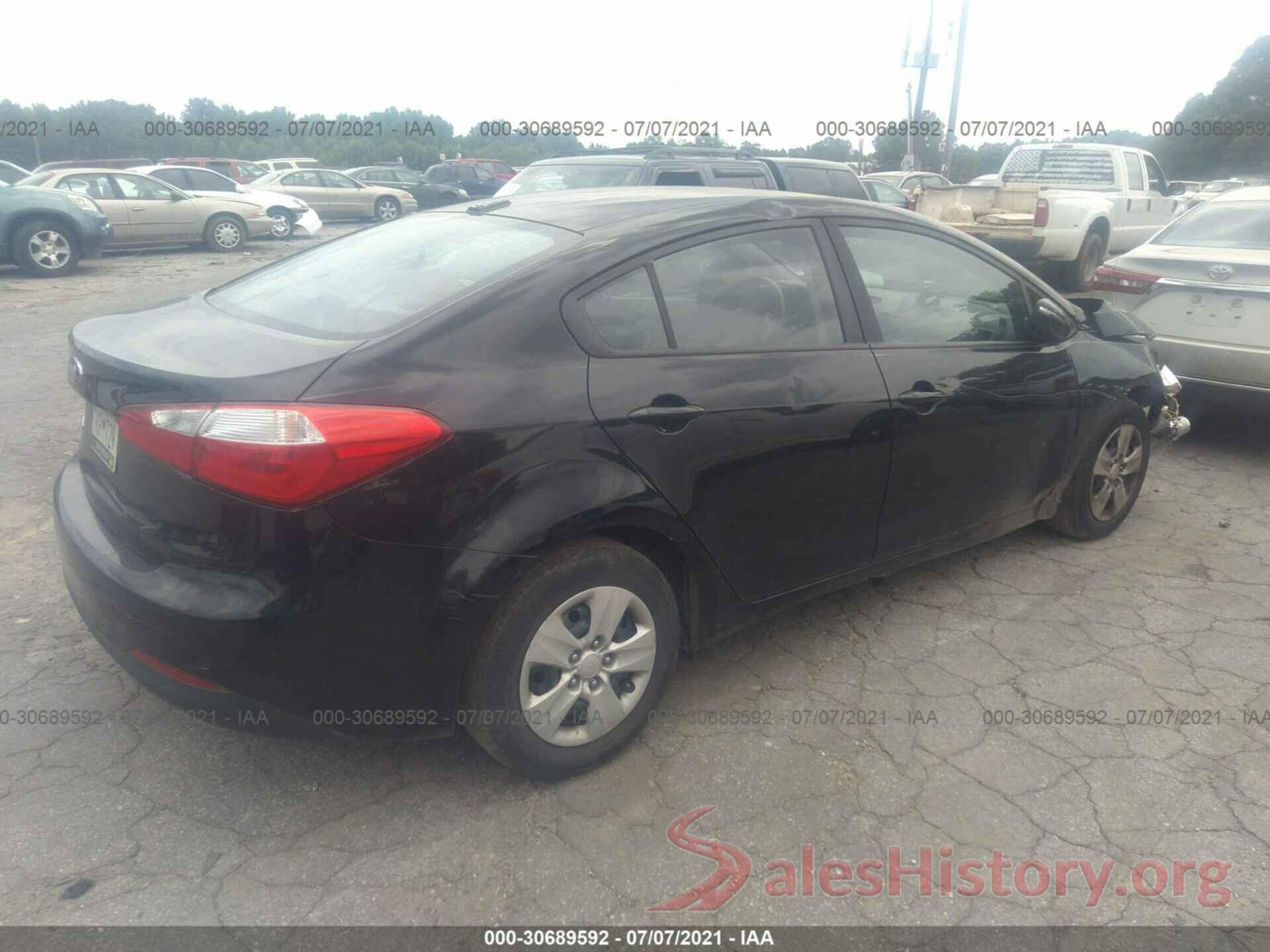 KNAFX4A65G5549235 2016 KIA FORTE