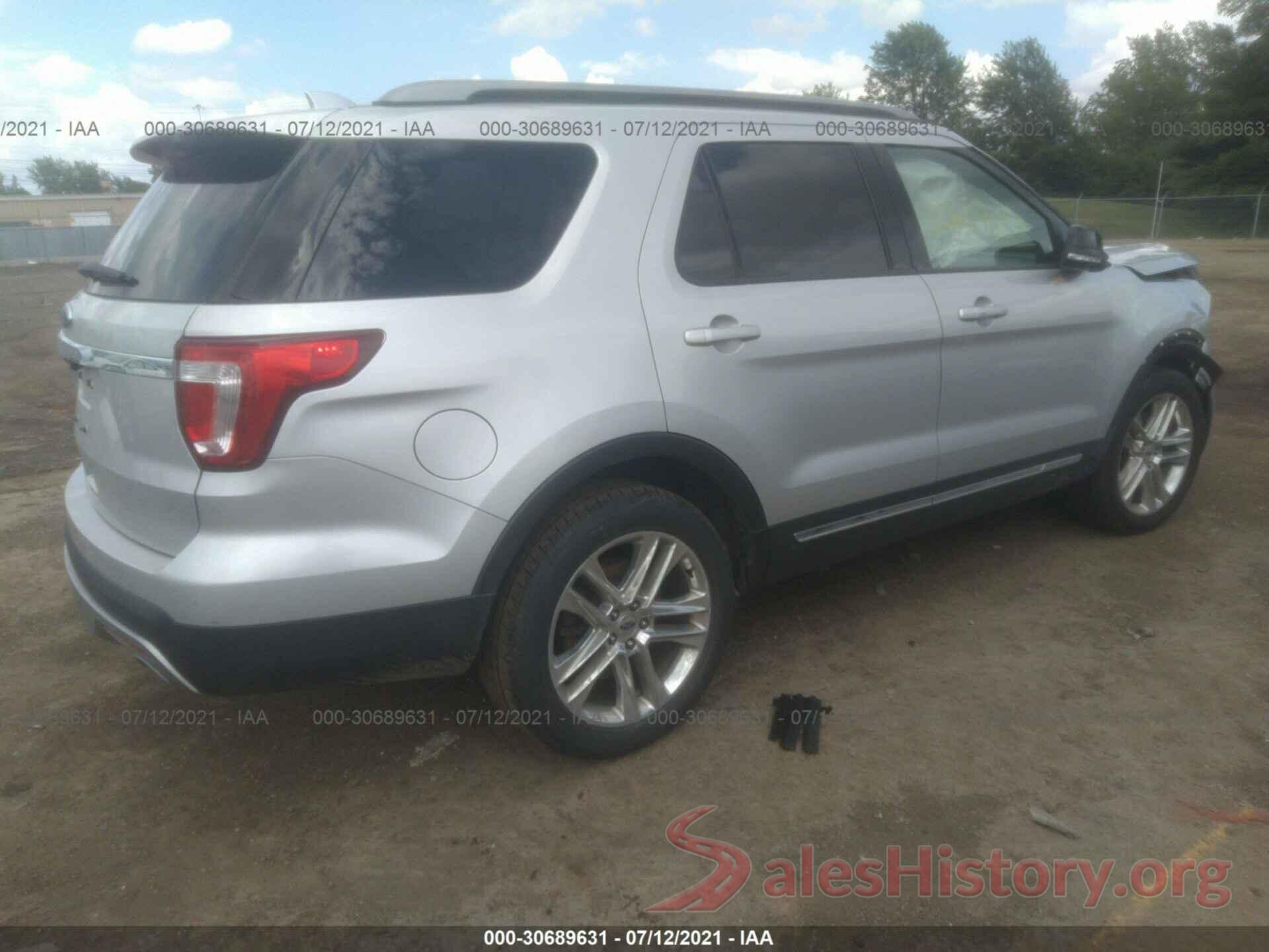 1FM5K7D80HGD01519 2017 FORD EXPLORER