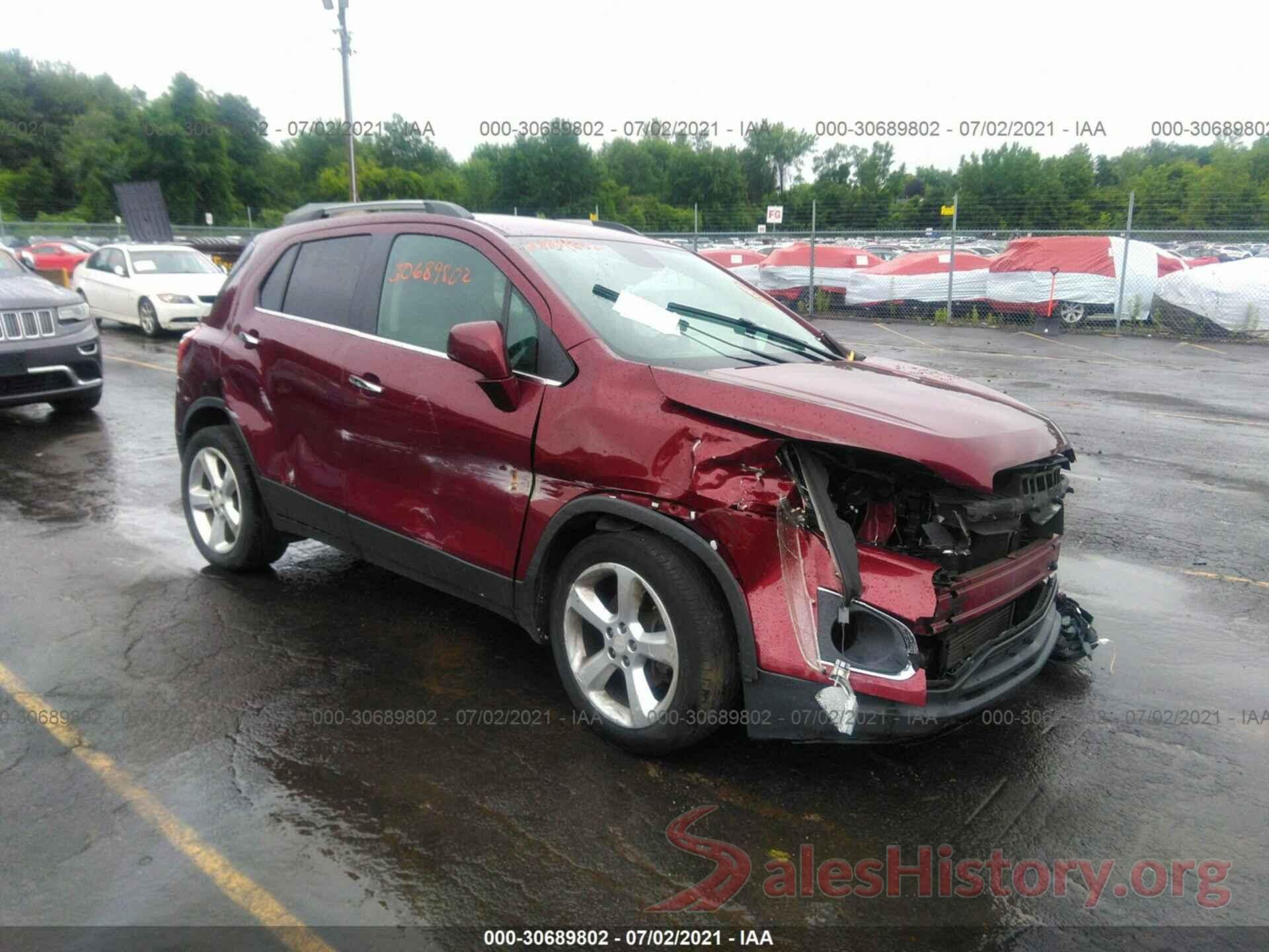 3GNCJMSB7GL160669 2016 CHEVROLET TRAX