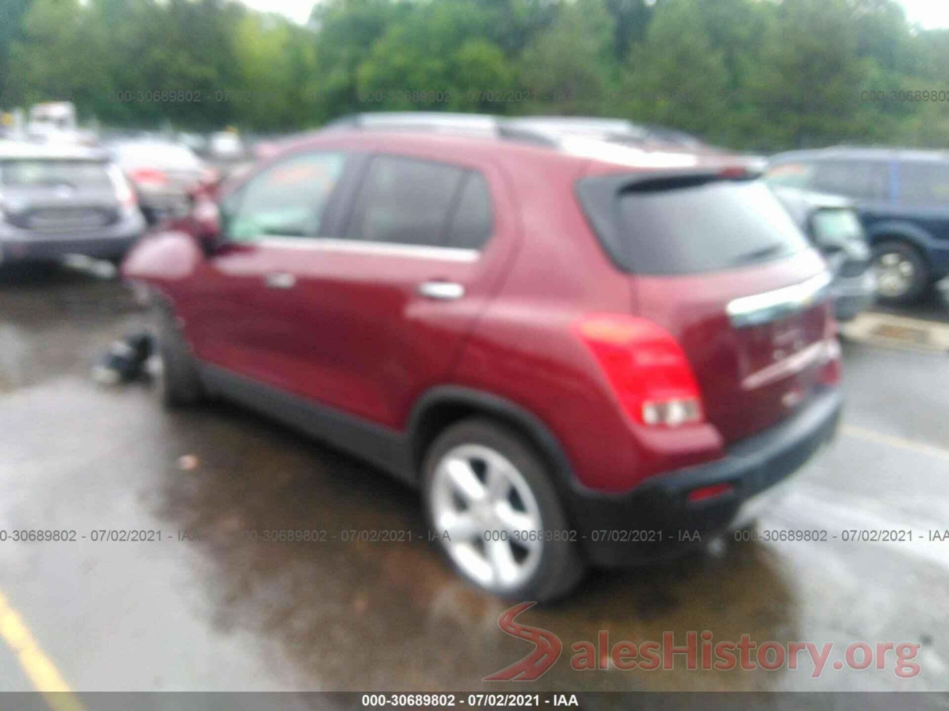 3GNCJMSB7GL160669 2016 CHEVROLET TRAX