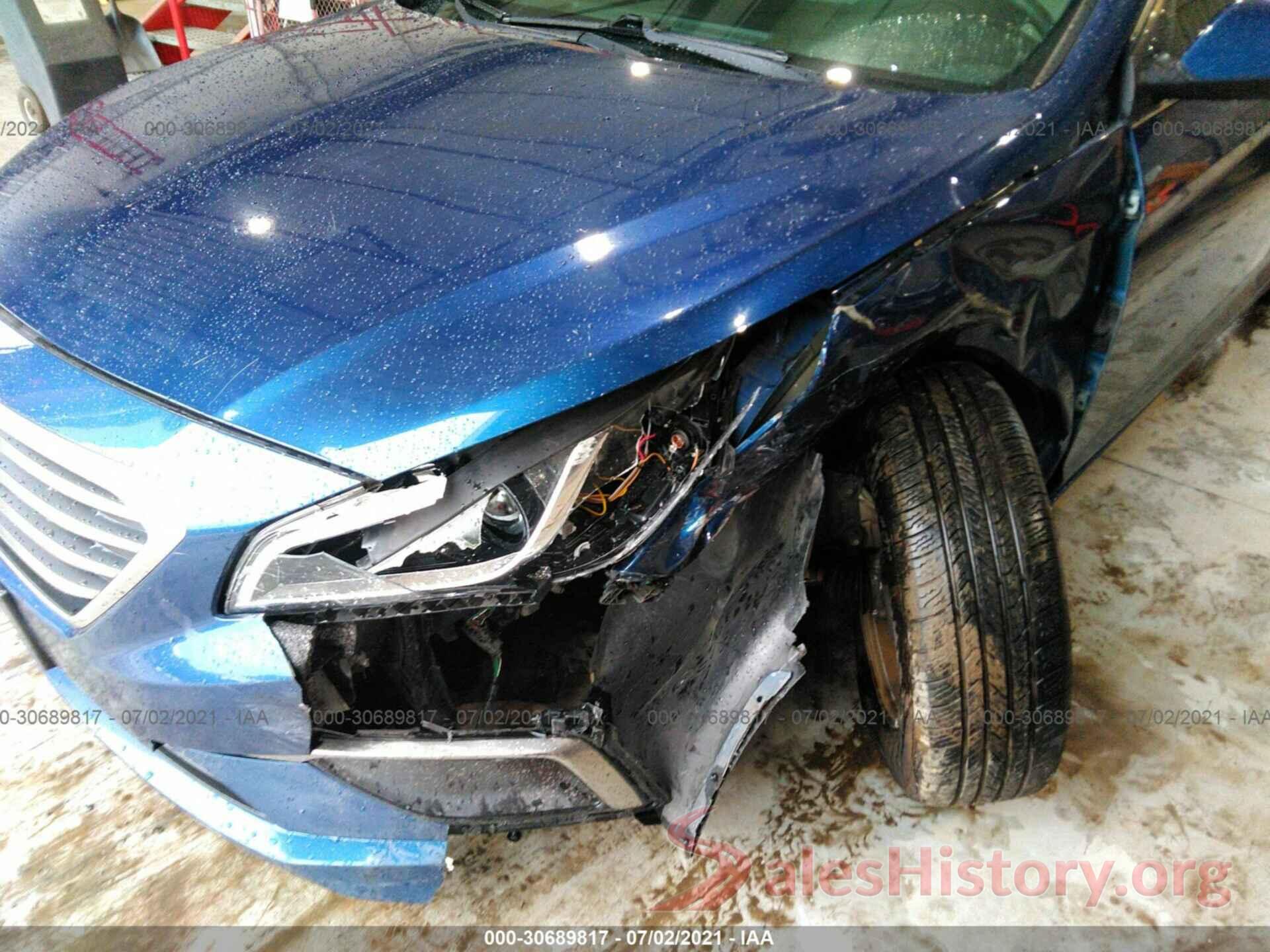 5NPE24AF9GH321834 2016 HYUNDAI SONATA