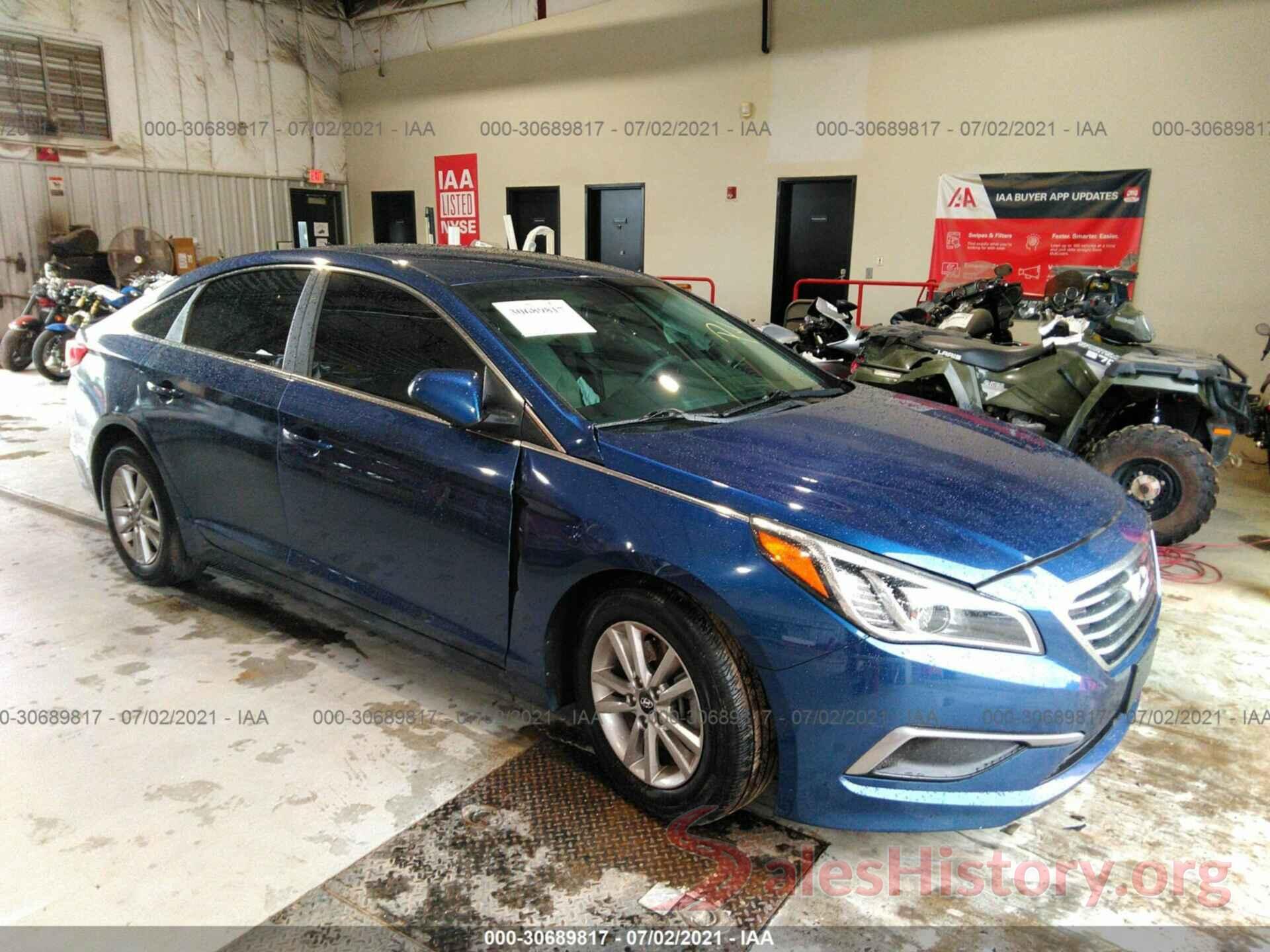 5NPE24AF9GH321834 2016 HYUNDAI SONATA