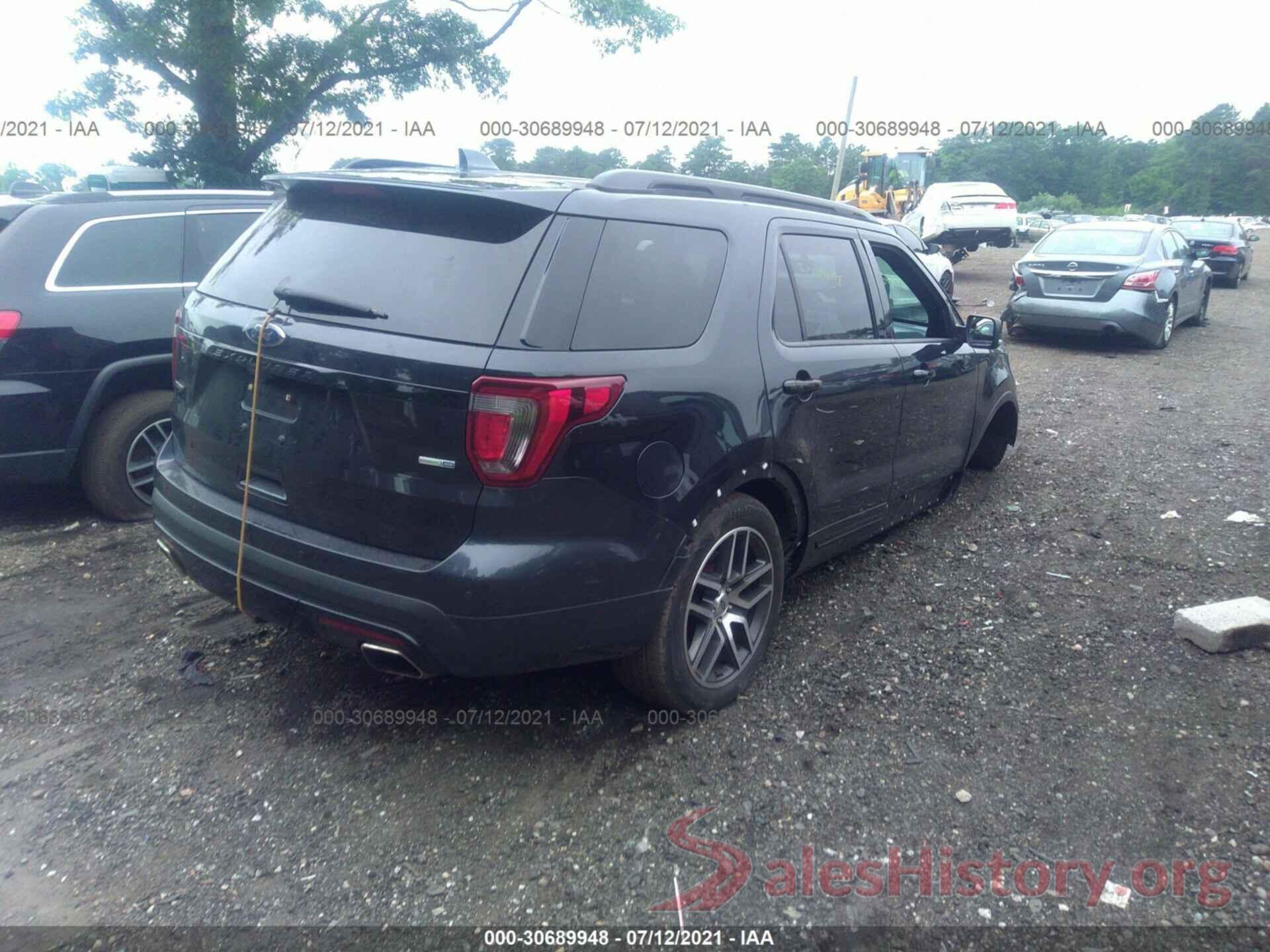 1FM5K8GT0HGC16881 2017 FORD EXPLORER