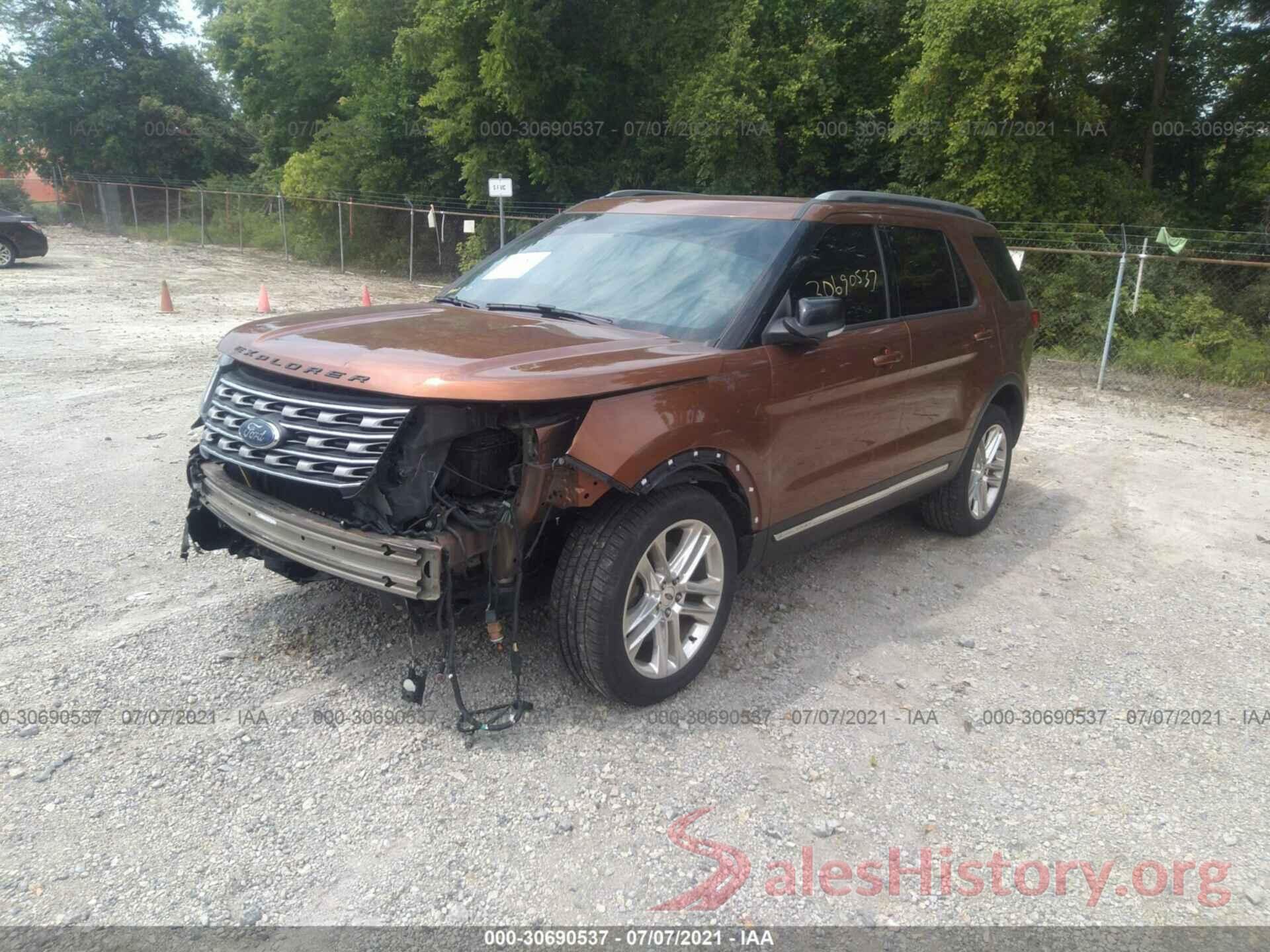 1FM5K8D87HGA10358 2017 FORD EXPLORER