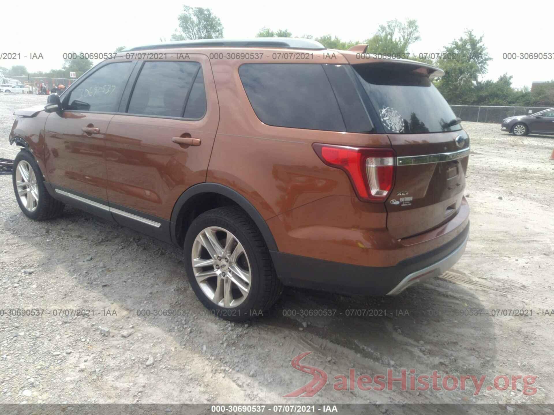 1FM5K8D87HGA10358 2017 FORD EXPLORER