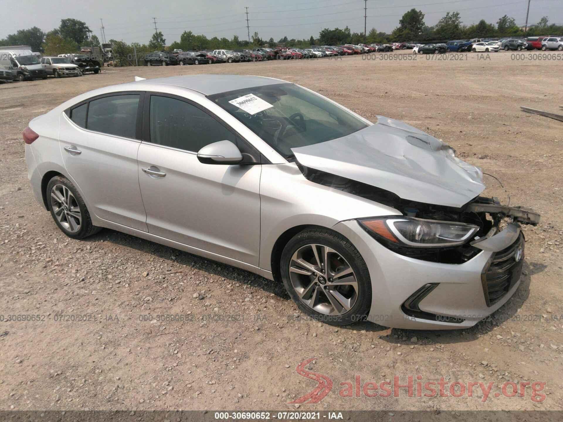 5NPD84LF3HH152631 2017 HYUNDAI ELANTRA