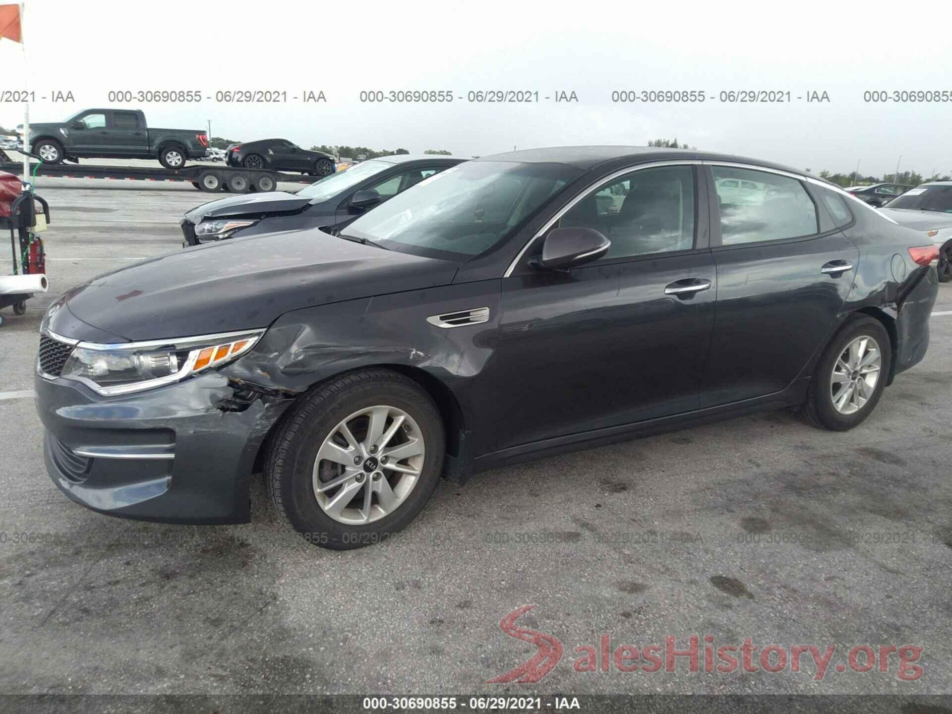 KNAGT4L39G5107397 2016 KIA OPTIMA