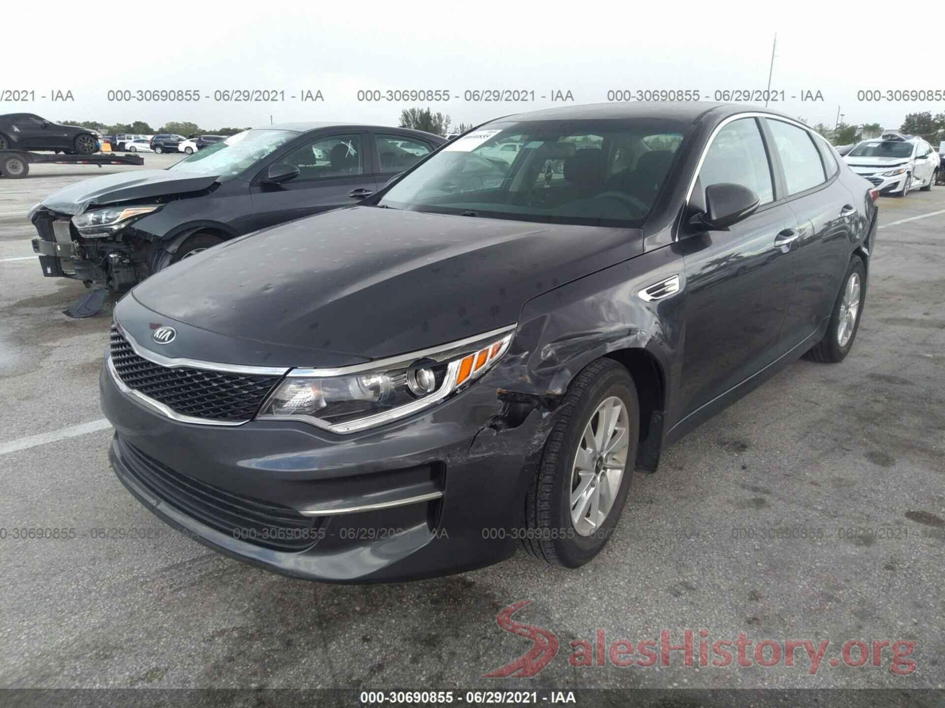 KNAGT4L39G5107397 2016 KIA OPTIMA