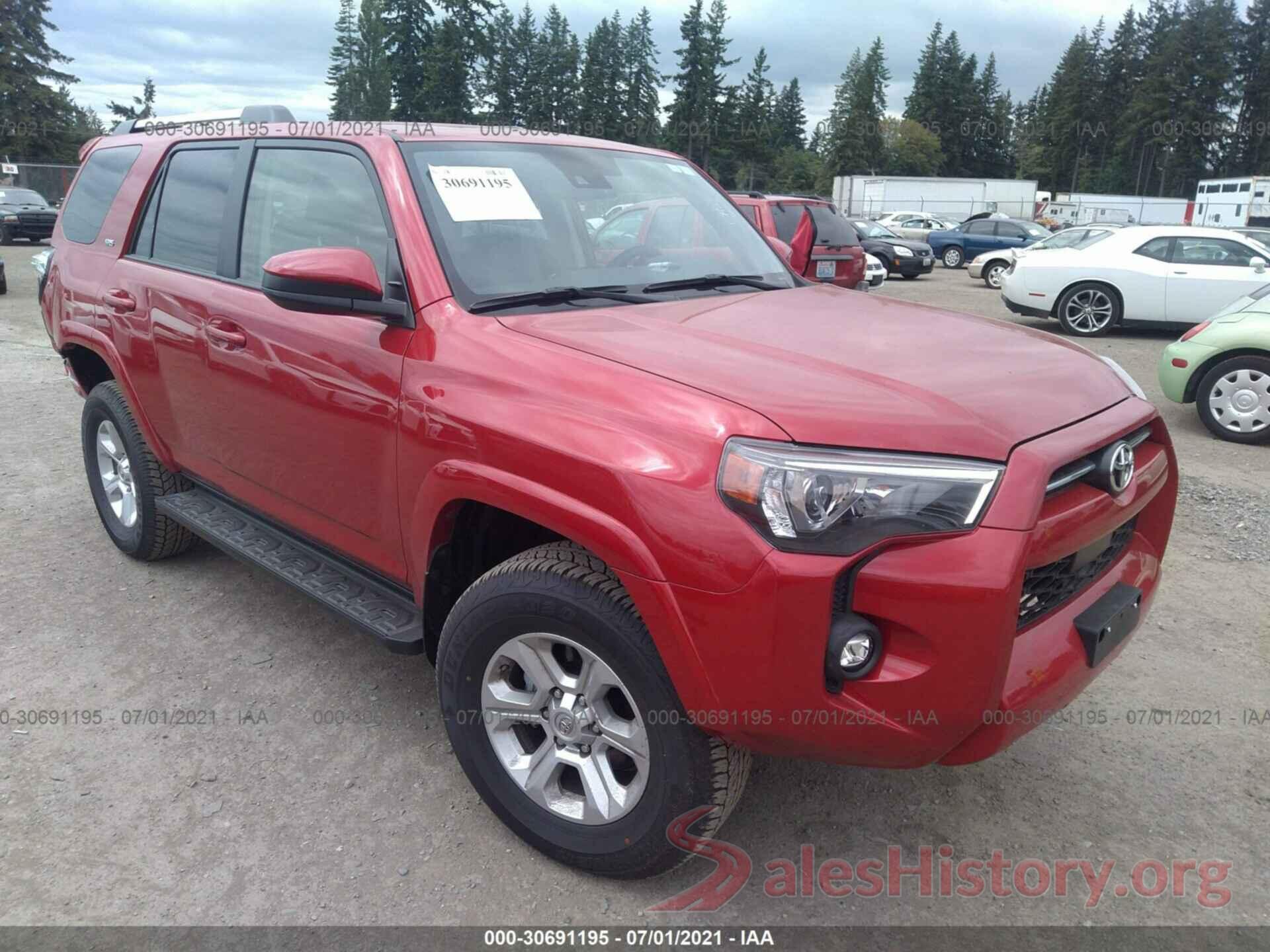 JTEMU5JR4M5911369 2021 TOYOTA 4RUNNER