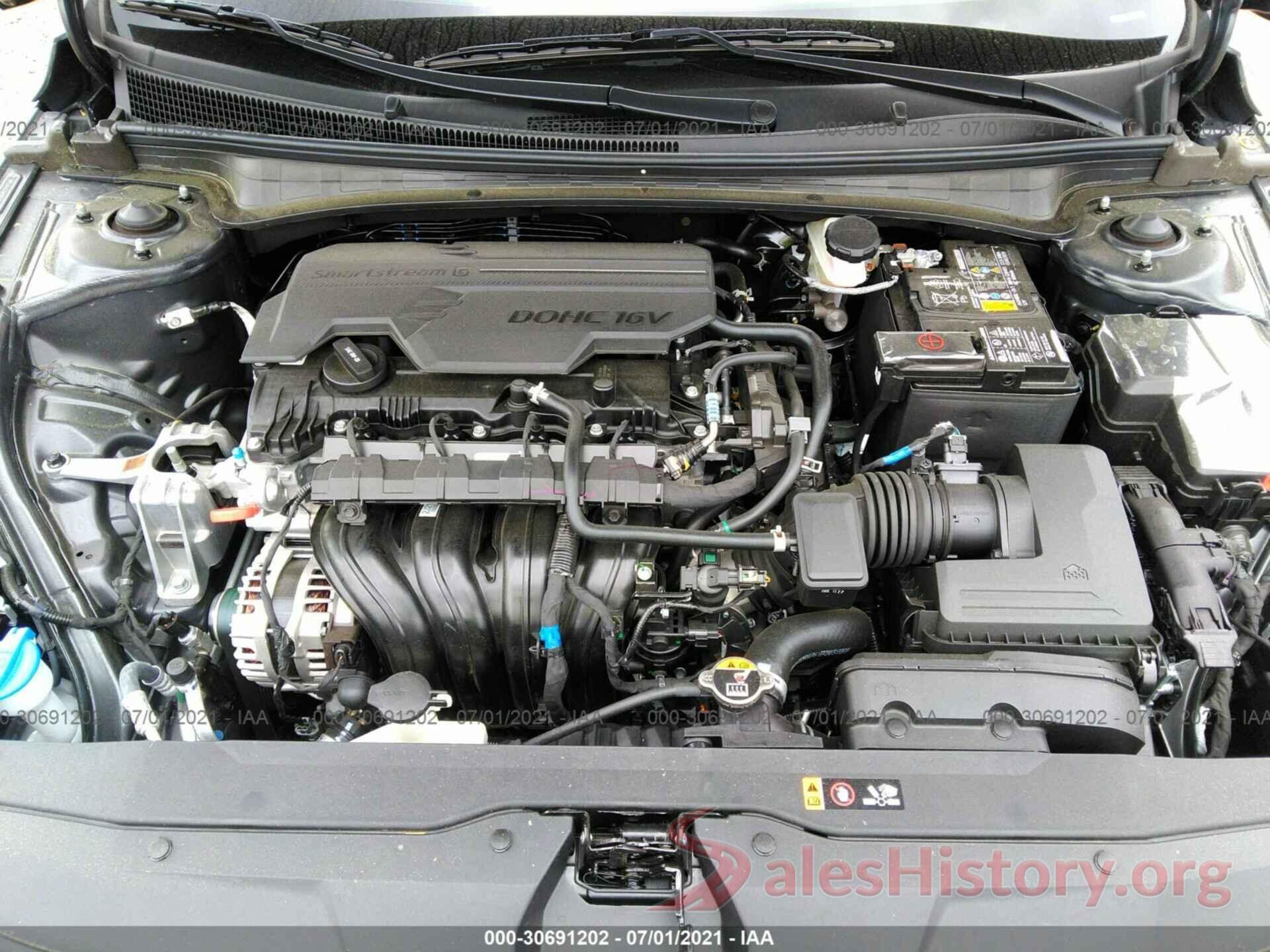 5NPLM4AG1MH030377 2021 HYUNDAI ELANTRA