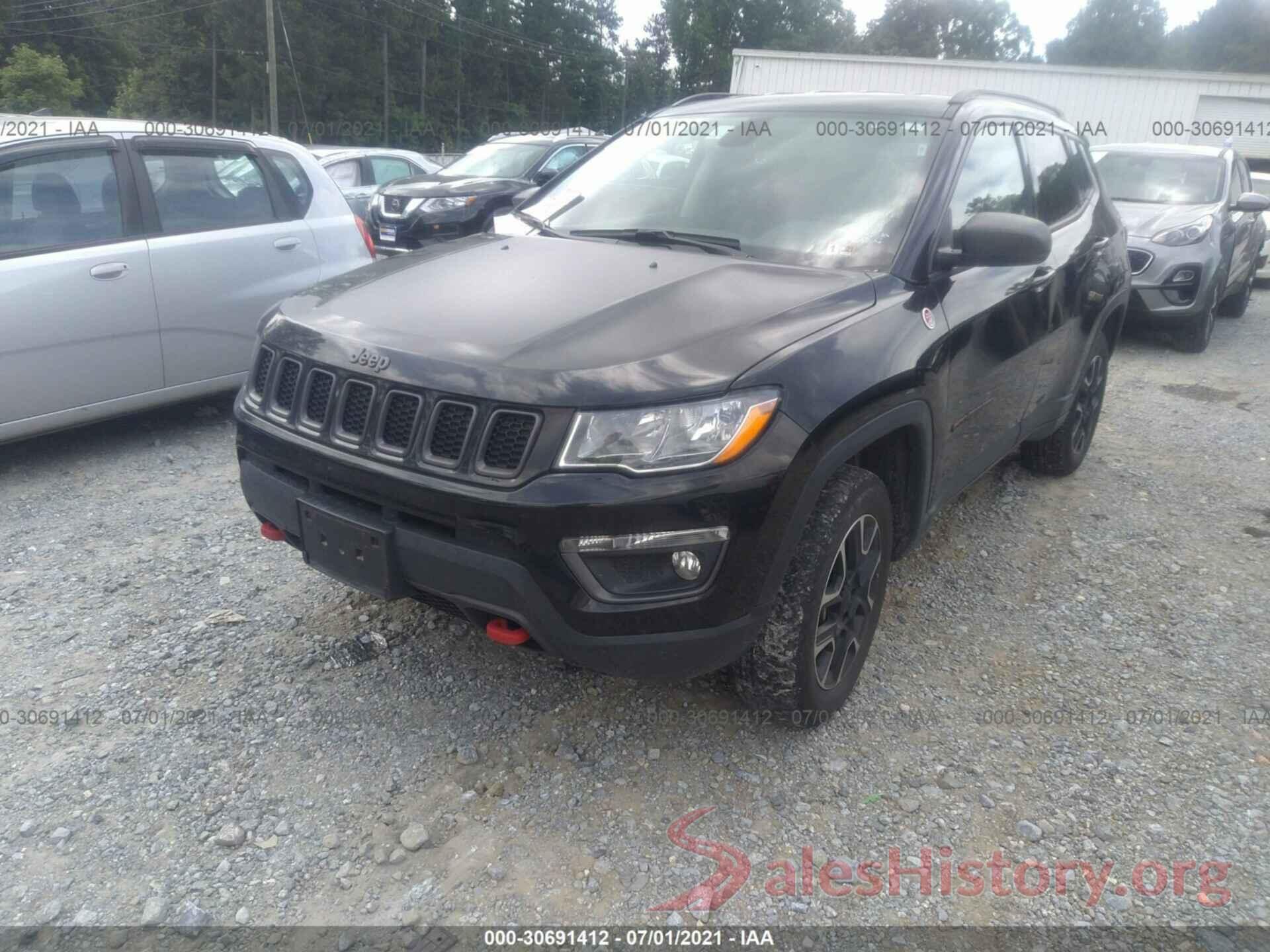 3C4NJDDB6LT159621 2020 JEEP COMPASS