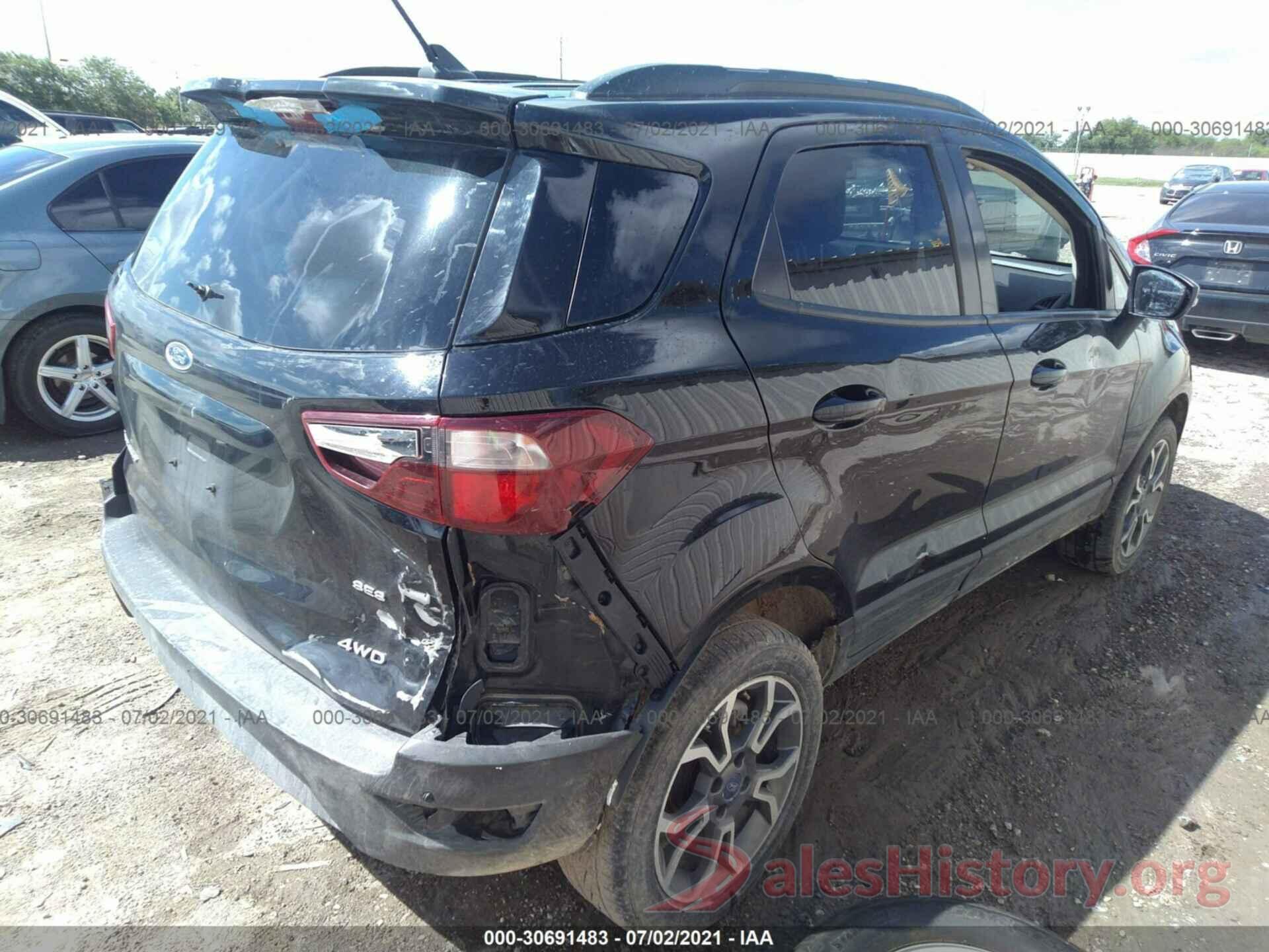 MAJ6S3JLXLC359203 2020 FORD ECOSPORT