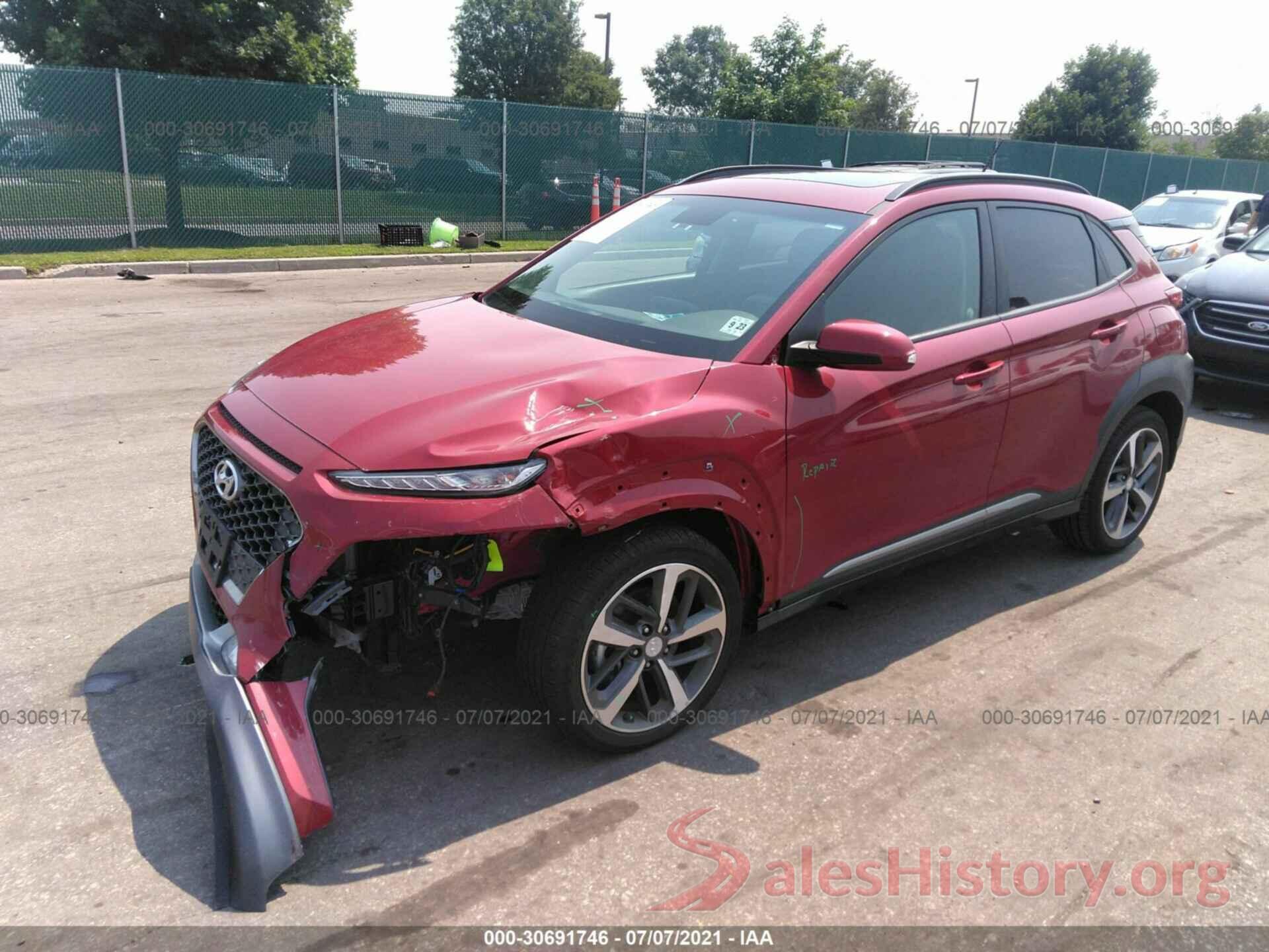 KM8K3CA55JU168377 2018 HYUNDAI KONA