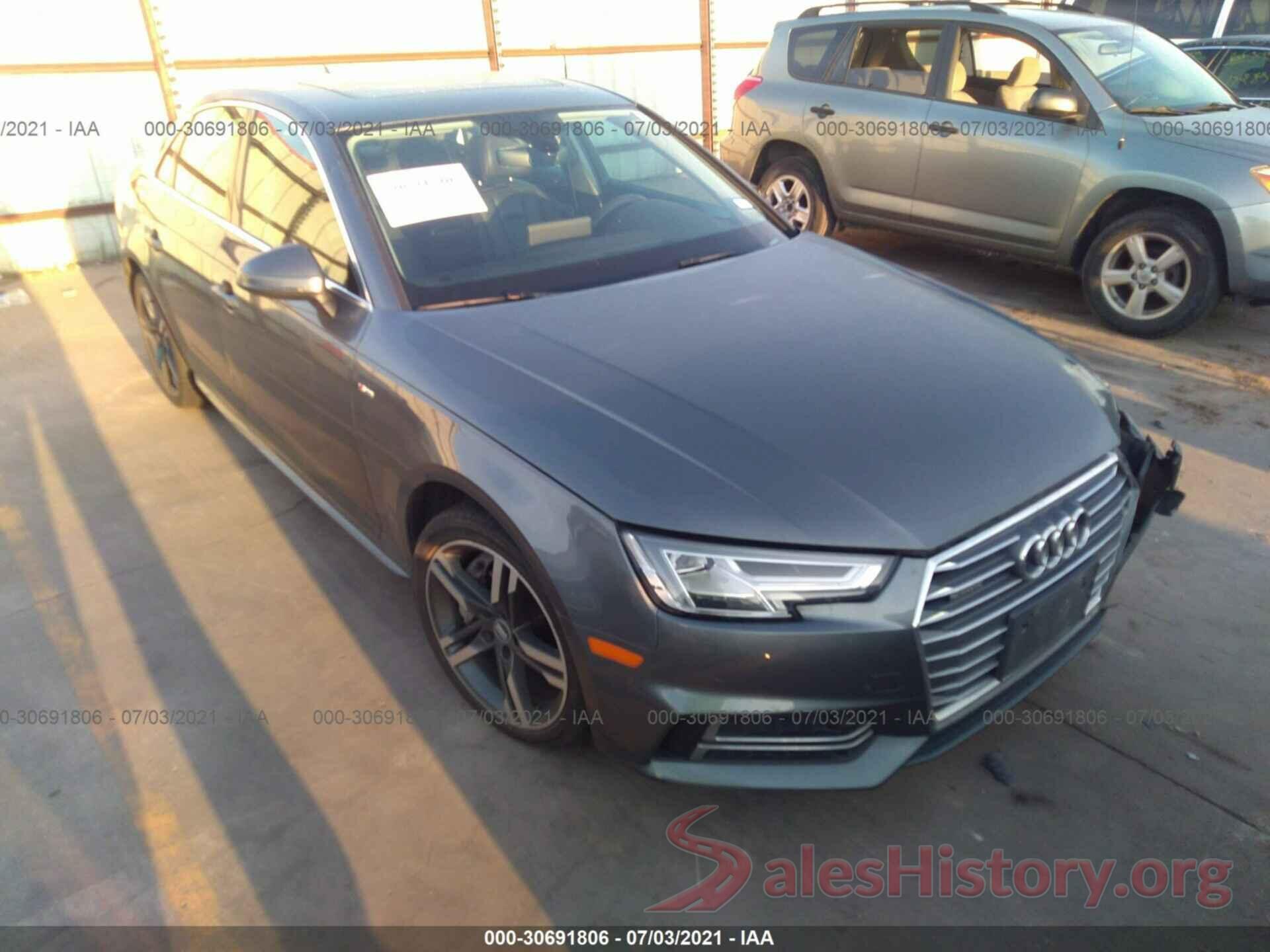 WAUENAF48HN009001 2017 AUDI A4