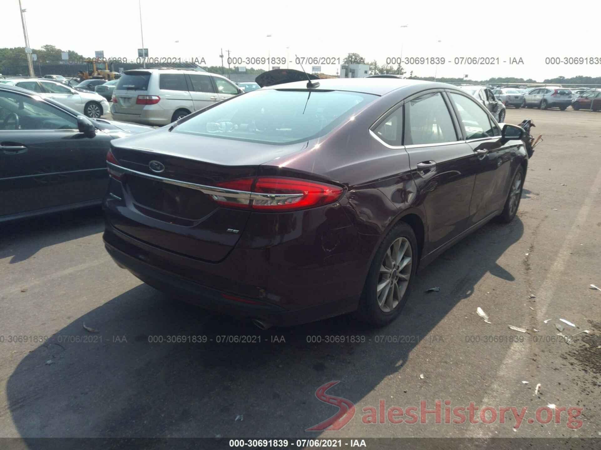 3FA6P0H73HR260000 2017 FORD FUSION