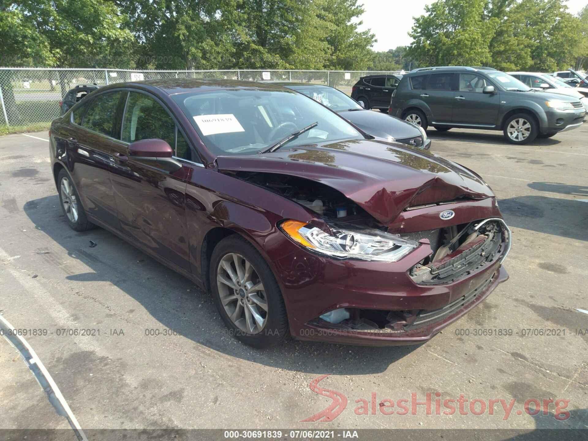 3FA6P0H73HR260000 2017 FORD FUSION