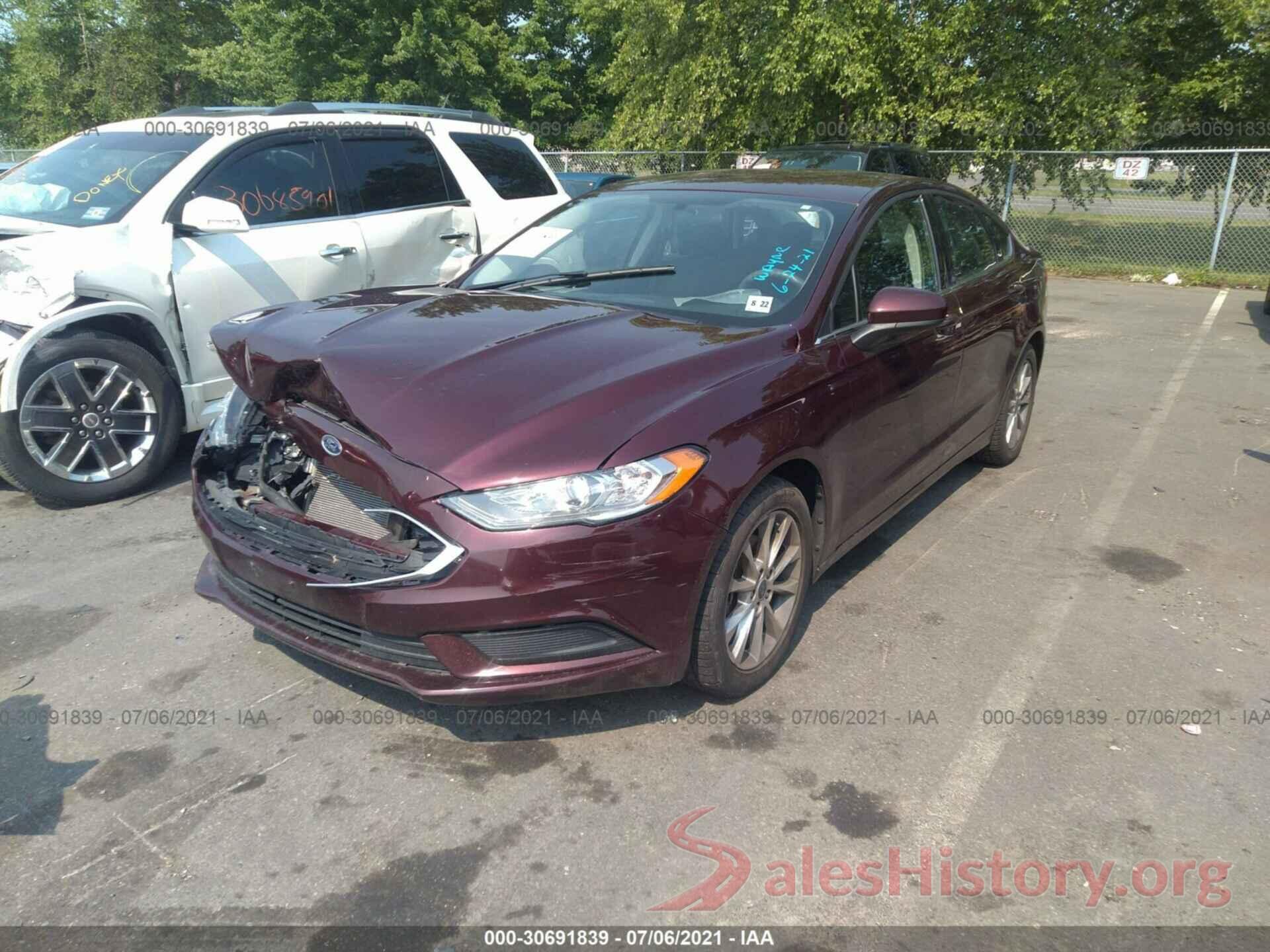 3FA6P0H73HR260000 2017 FORD FUSION