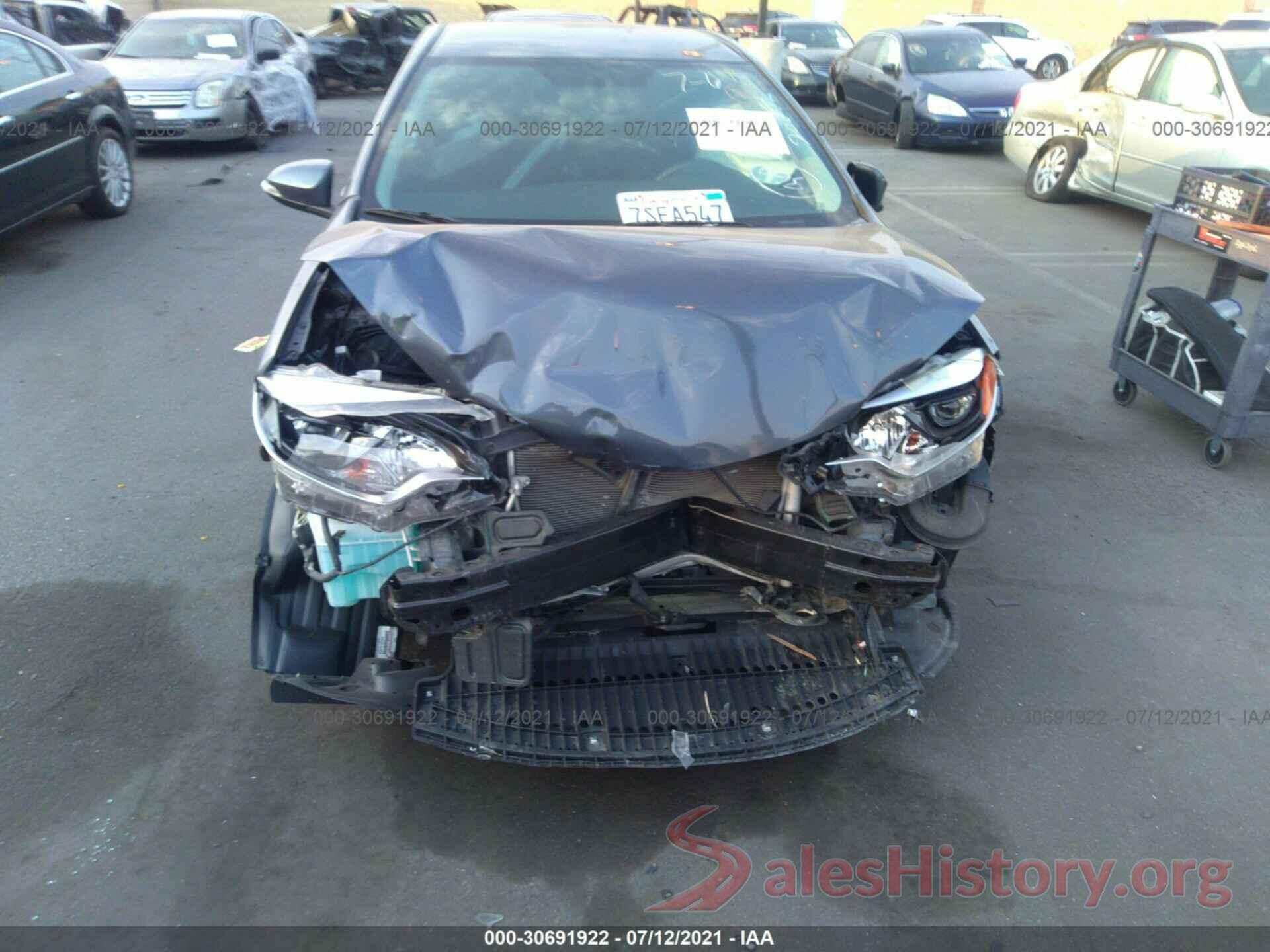 5YFBURHE3GP468273 2016 TOYOTA COROLLA