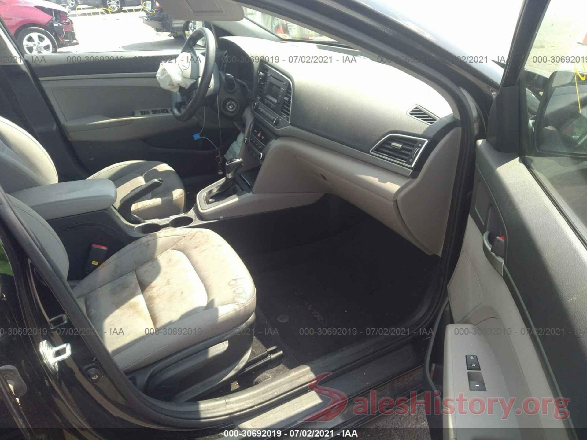 KMHD74LF4HU384854 2017 HYUNDAI ELANTRA