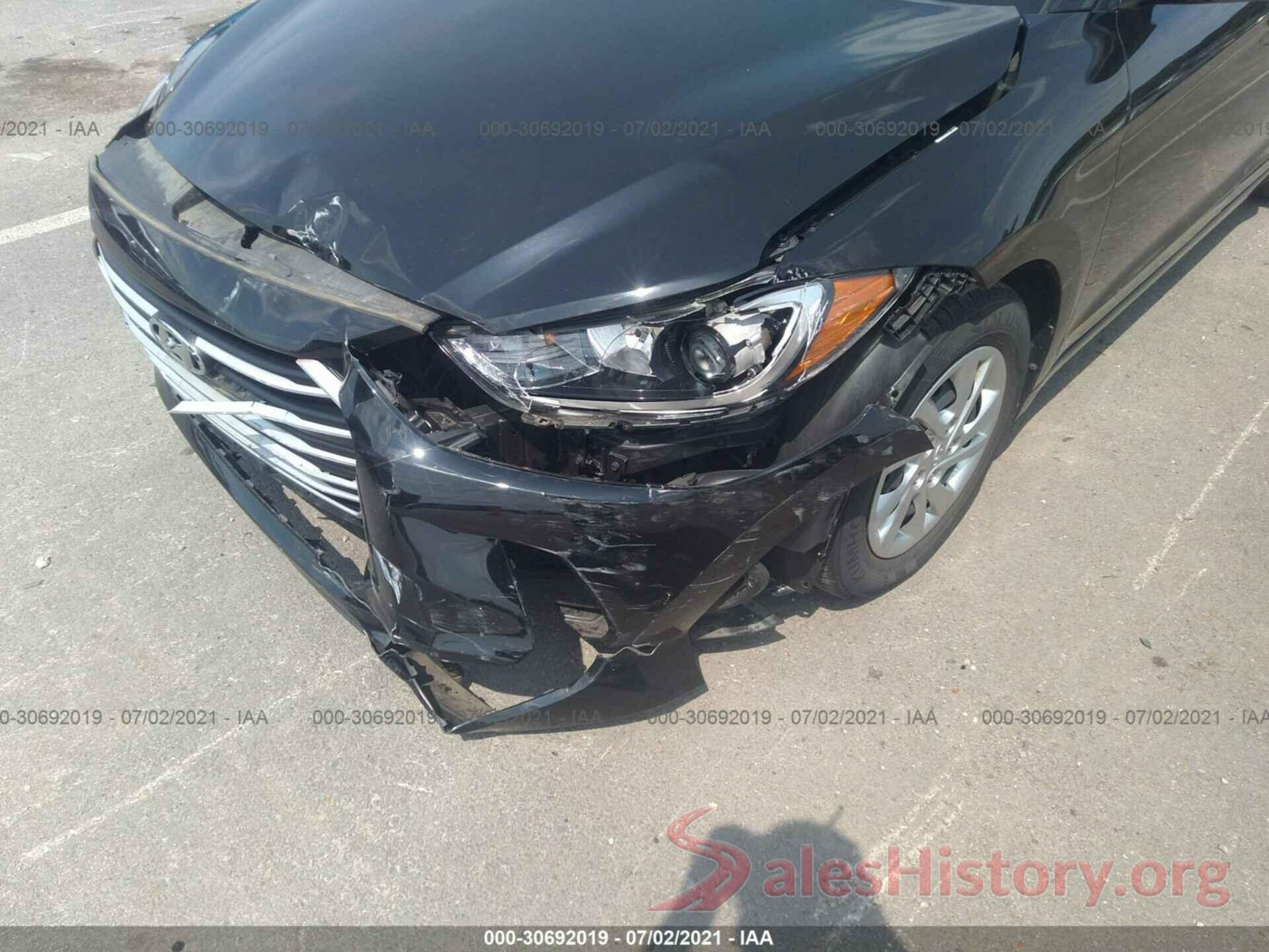 KMHD74LF4HU384854 2017 HYUNDAI ELANTRA