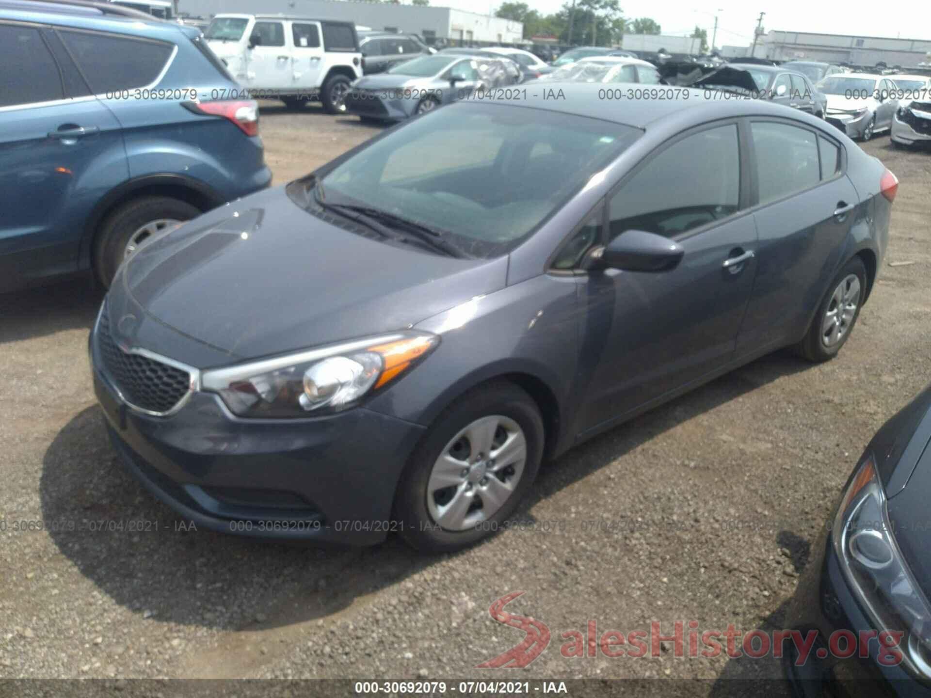 KNAFK4A65G5571086 2016 KIA FORTE