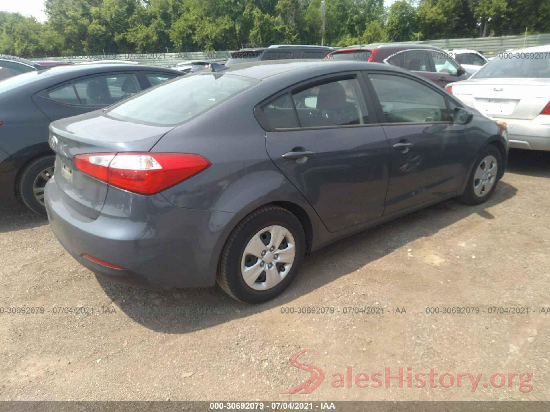 KNAFK4A65G5571086 2016 KIA FORTE