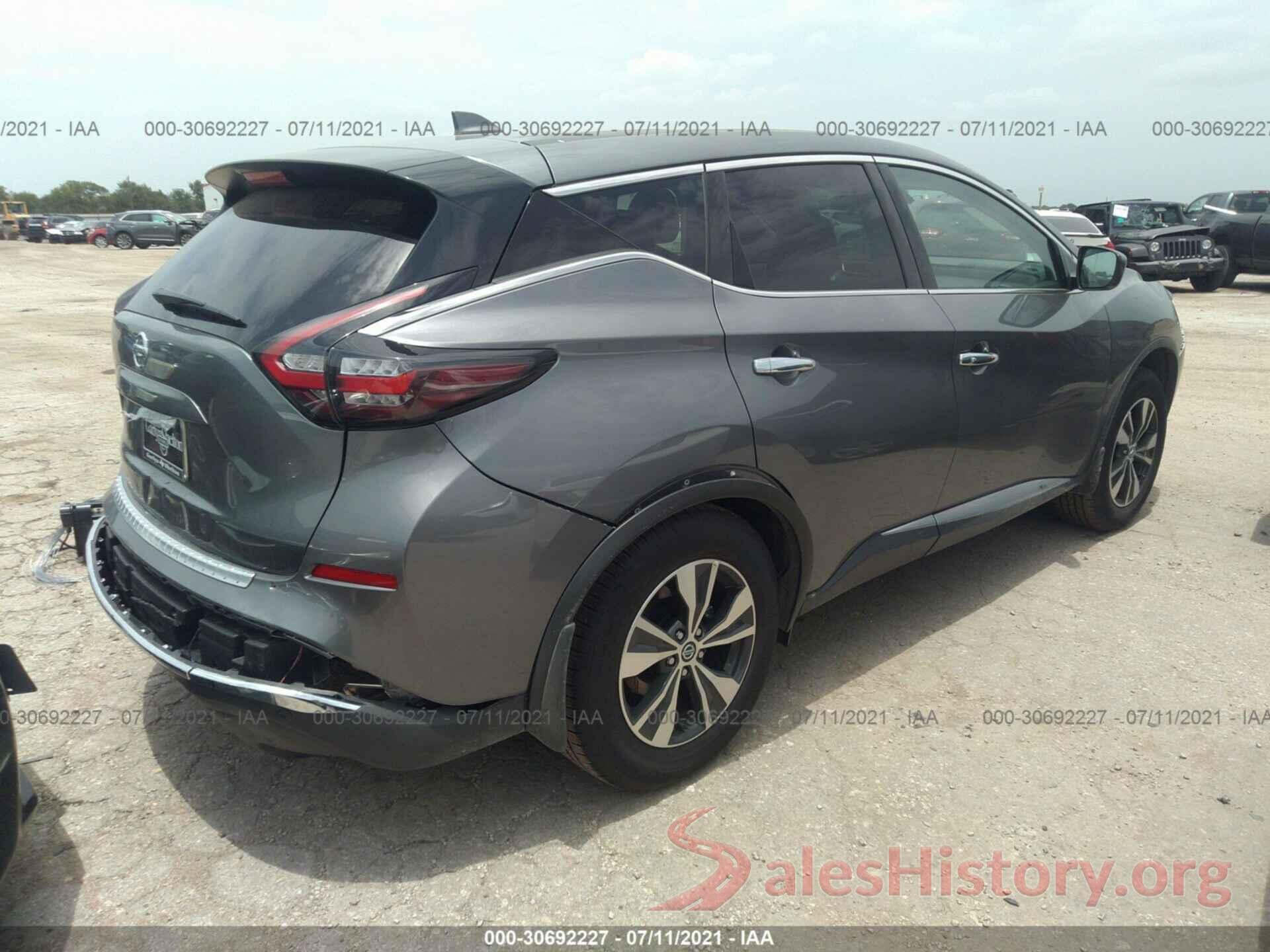 5N1AZ2AJ7MC111464 2021 NISSAN MURANO