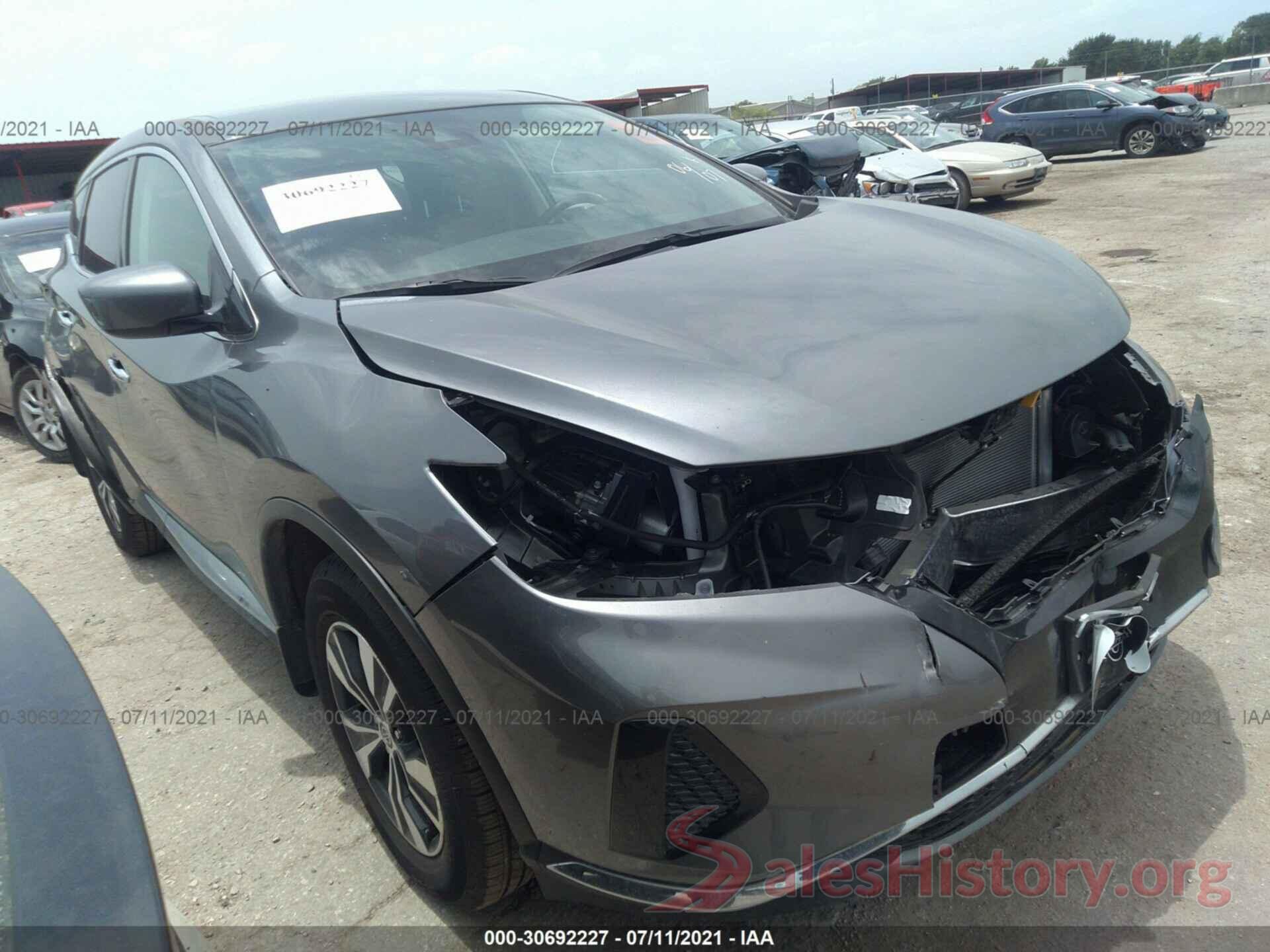 5N1AZ2AJ7MC111464 2021 NISSAN MURANO