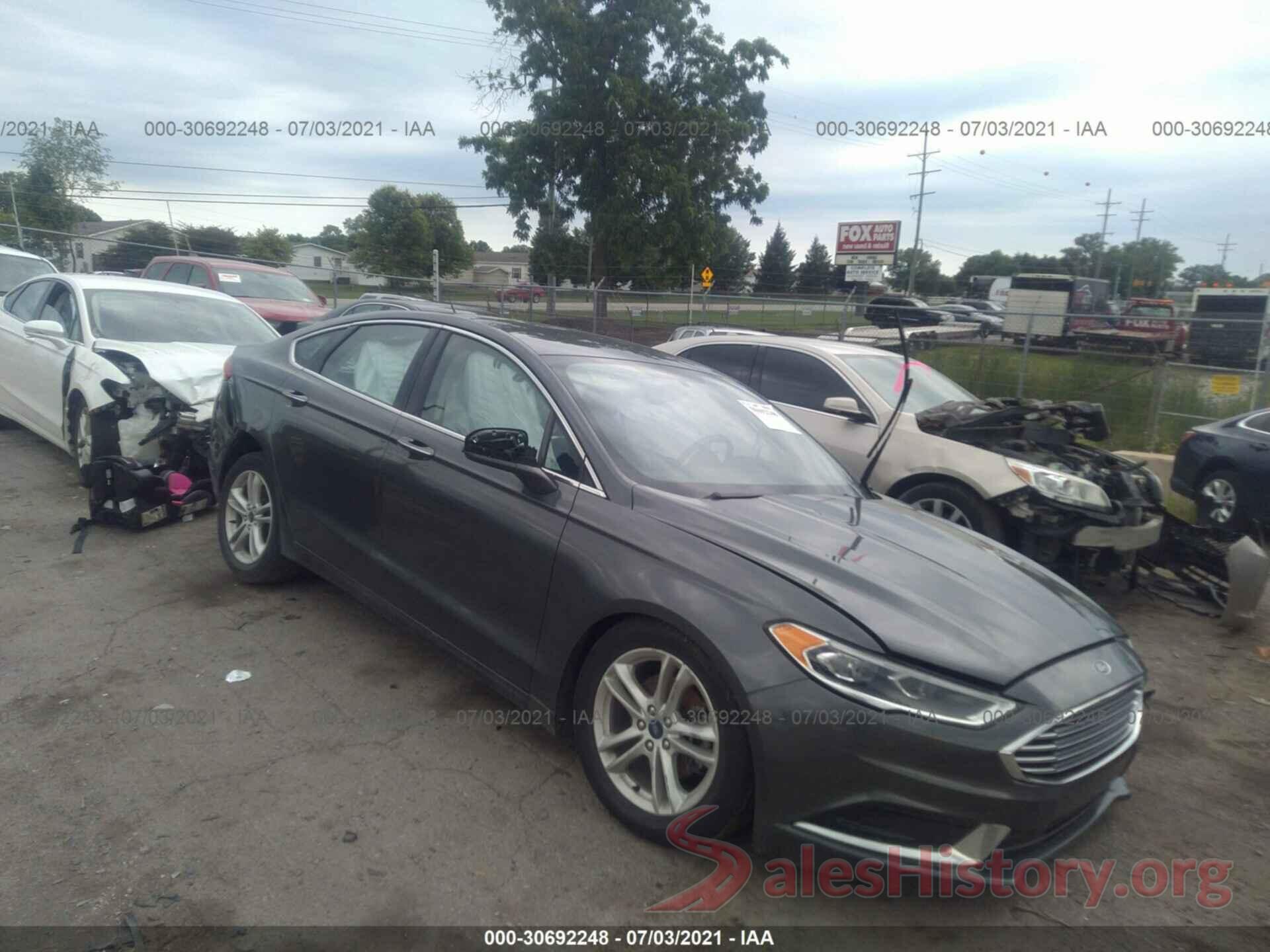 3FA6P0HD6JR233854 2018 FORD FUSION